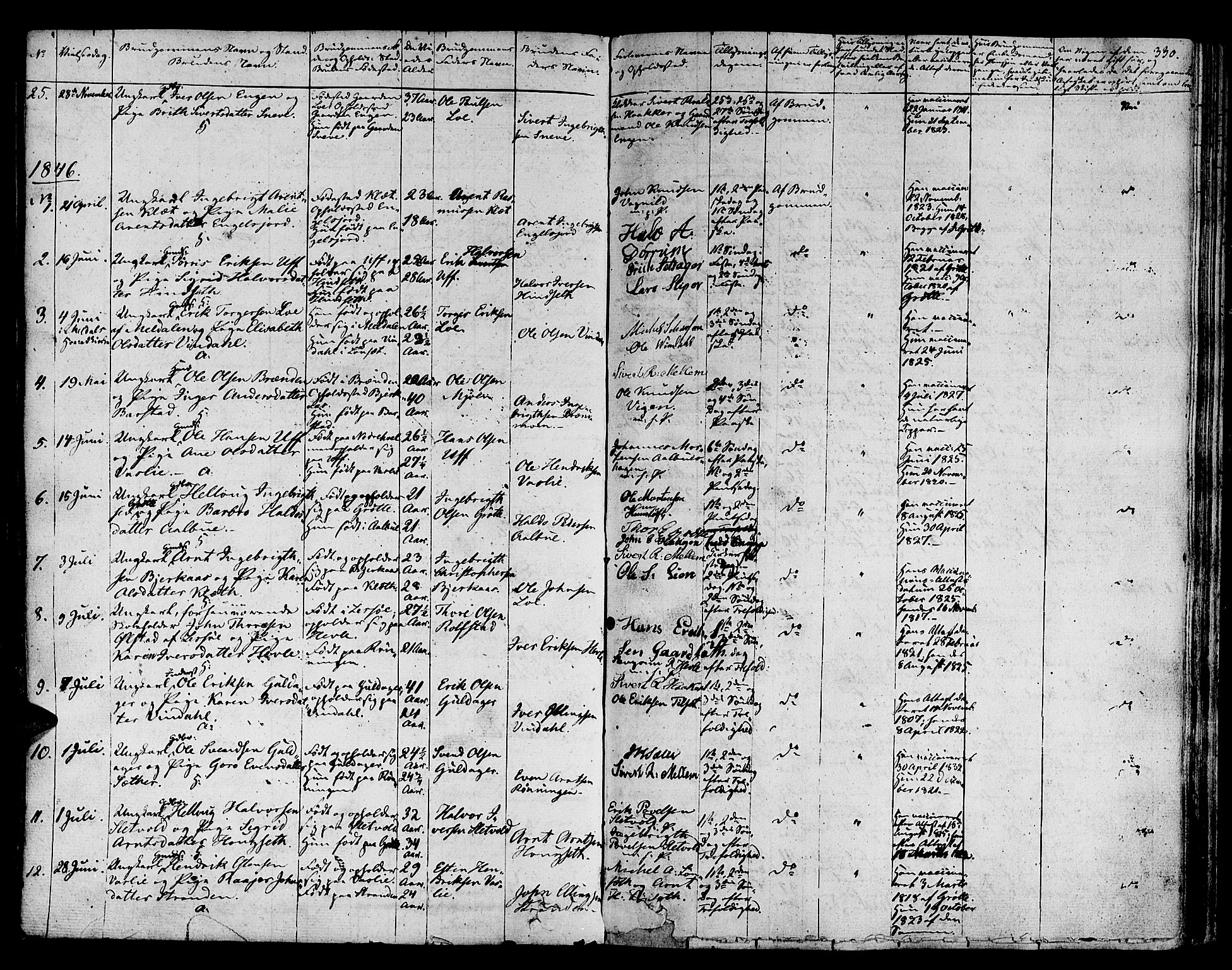 Ministerialprotokoller, klokkerbøker og fødselsregistre - Sør-Trøndelag, SAT/A-1456/678/L0897: Parish register (official) no. 678A06-07, 1821-1847, p. 330