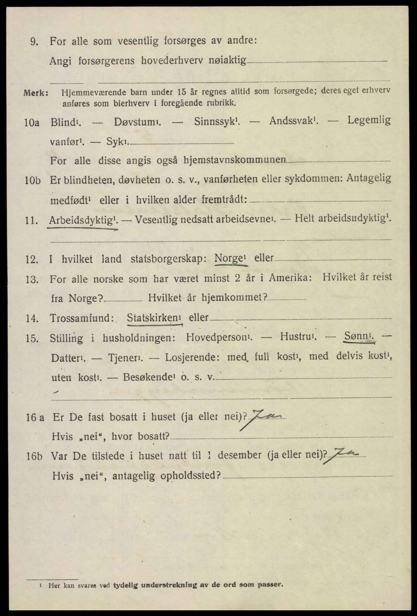 SAH, 1920 census for Åmot, 1920, p. 9598