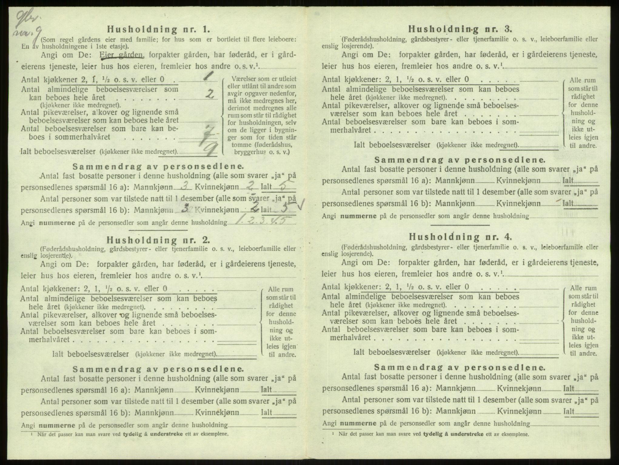 SAB, 1920 census for Masfjorden, 1920, p. 673