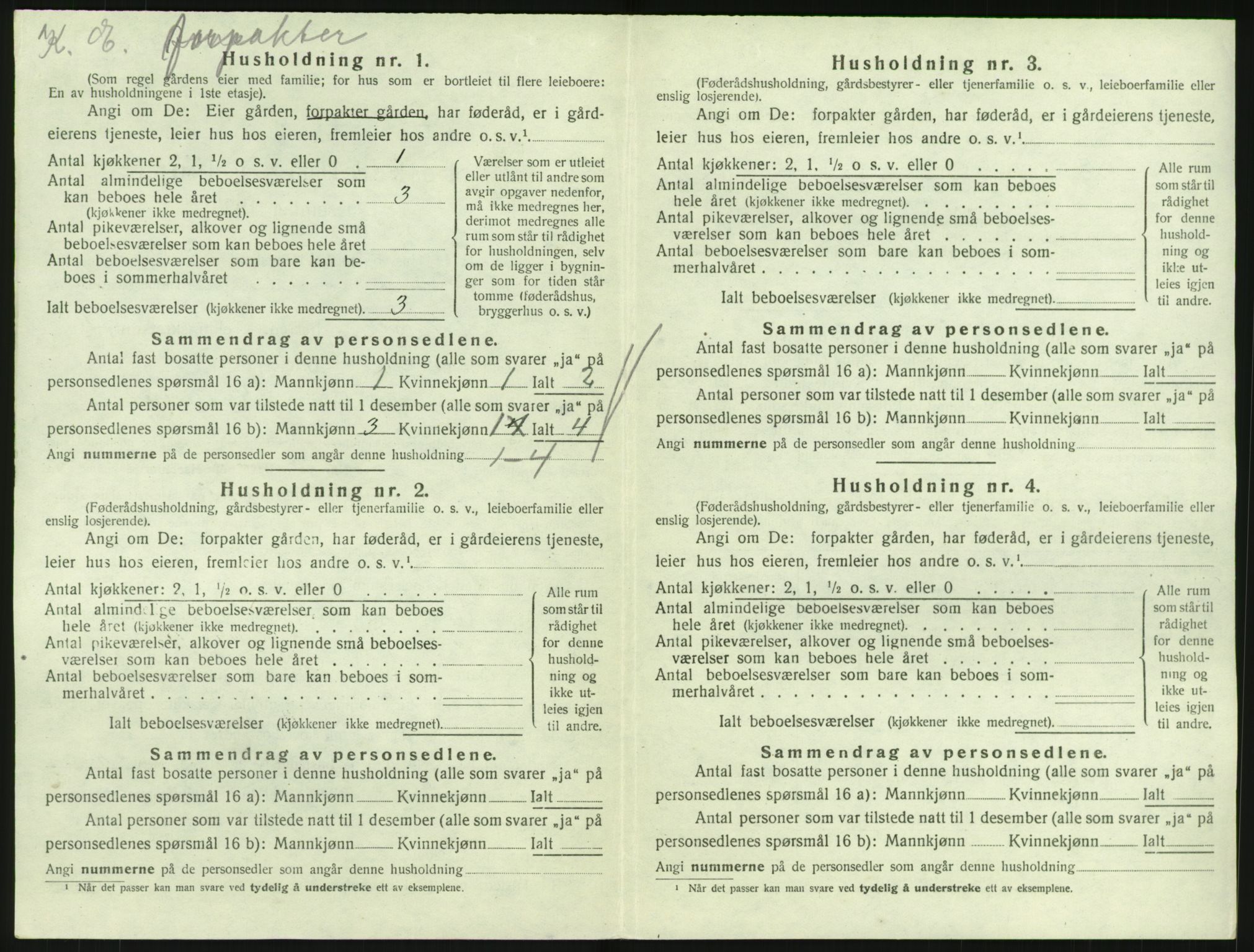 SAKO, 1920 census for Hedrum, 1920, p. 1472