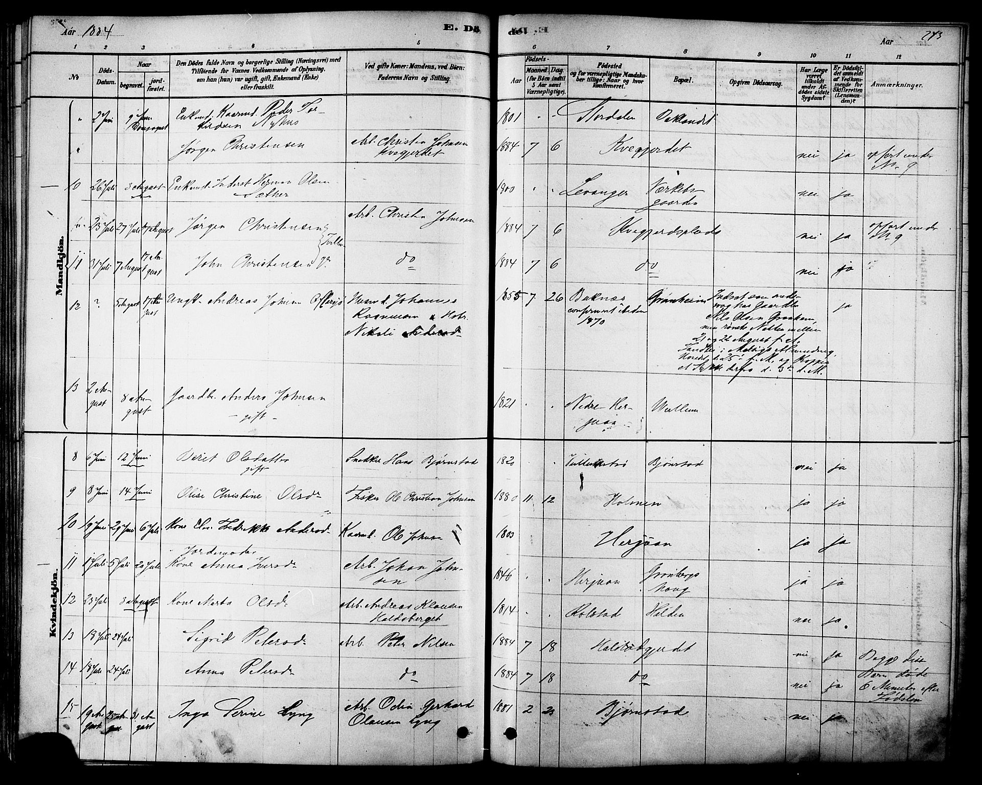 Ministerialprotokoller, klokkerbøker og fødselsregistre - Sør-Trøndelag, AV/SAT-A-1456/616/L0410: Parish register (official) no. 616A07, 1878-1893, p. 243