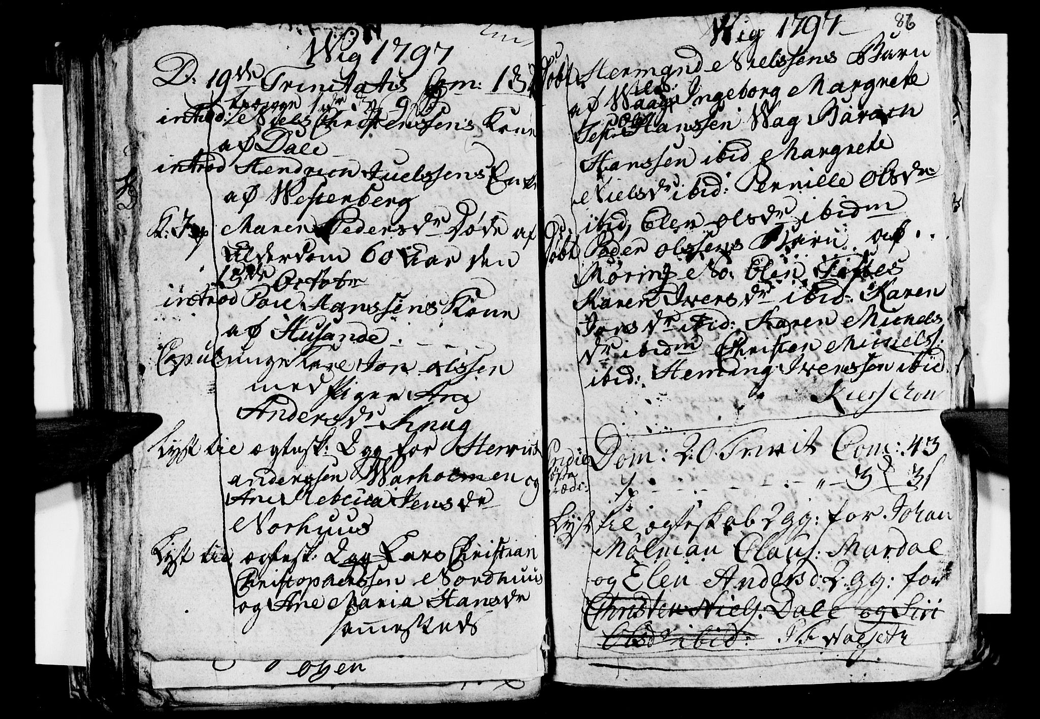 Ministerialprotokoller, klokkerbøker og fødselsregistre - Nordland, AV/SAT-A-1459/812/L0184: Parish register (copy) no. 812C02, 1793-1809, p. 86