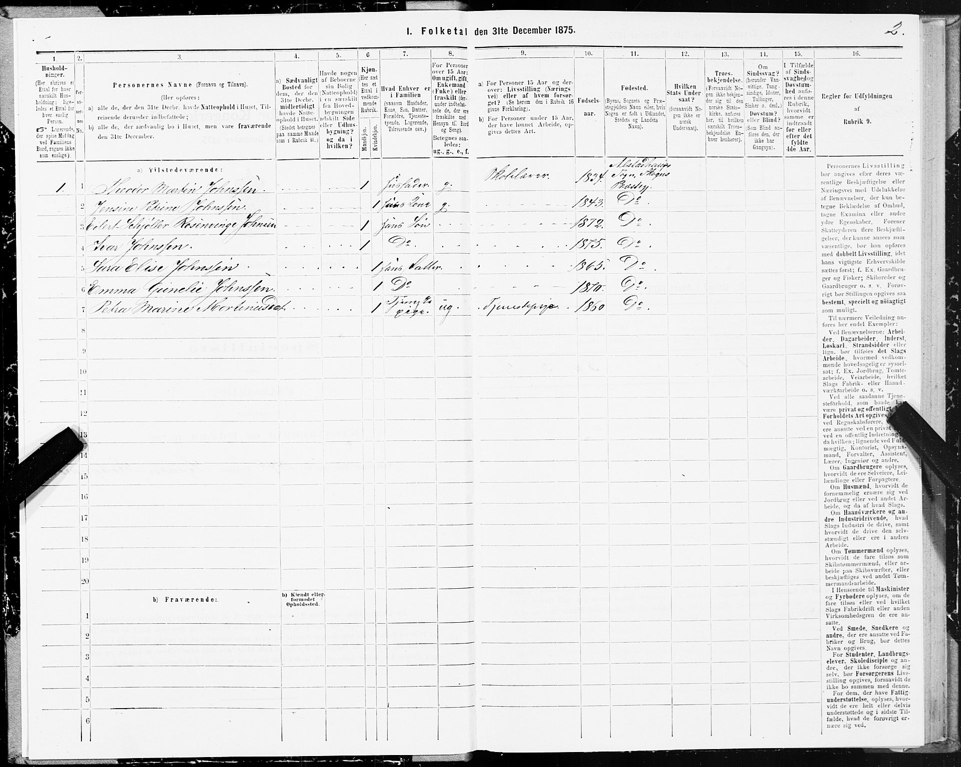 SAT, 1875 census for 1719P Skogn, 1875, p. 2002