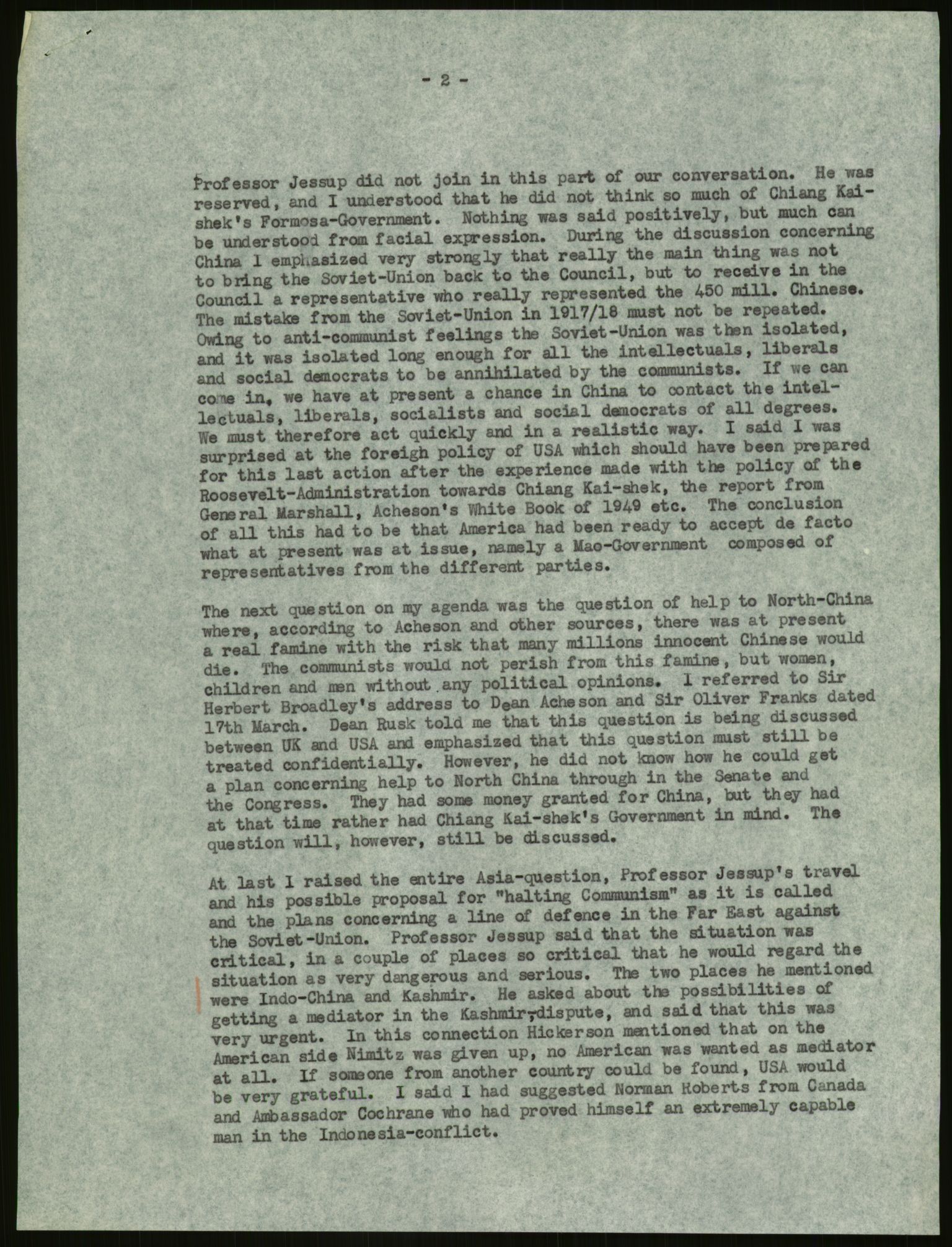 Lie, Trygve, AV/RA-PA-1407/D/L0029: Dokumenter vedr. Kina, 1948-1950, p. 366