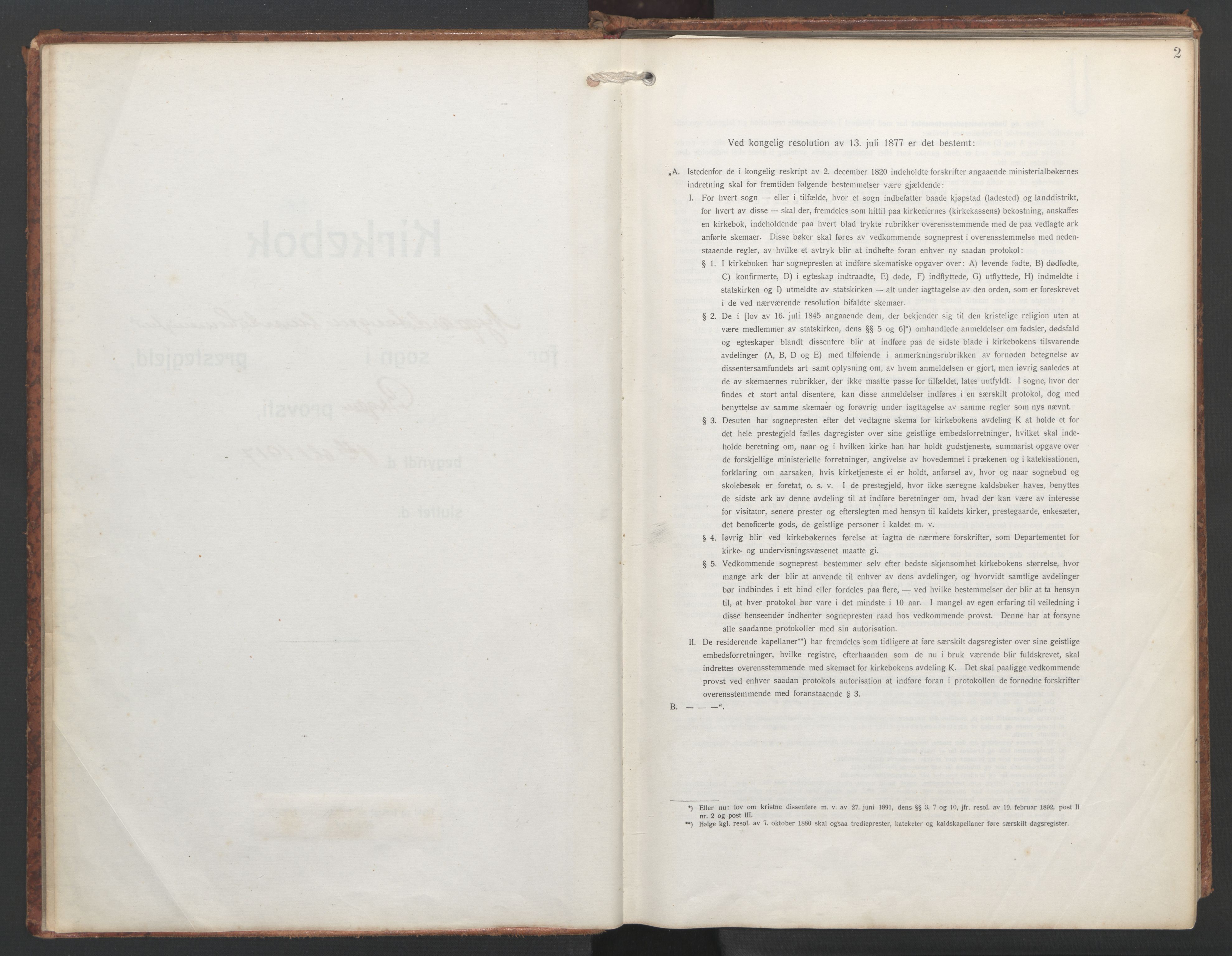 St. Jacob sokneprestembete, AV/SAB-A-78001/H/Haa/L0009: Parish register (official) no. D 1, 1917-1972, p. 2