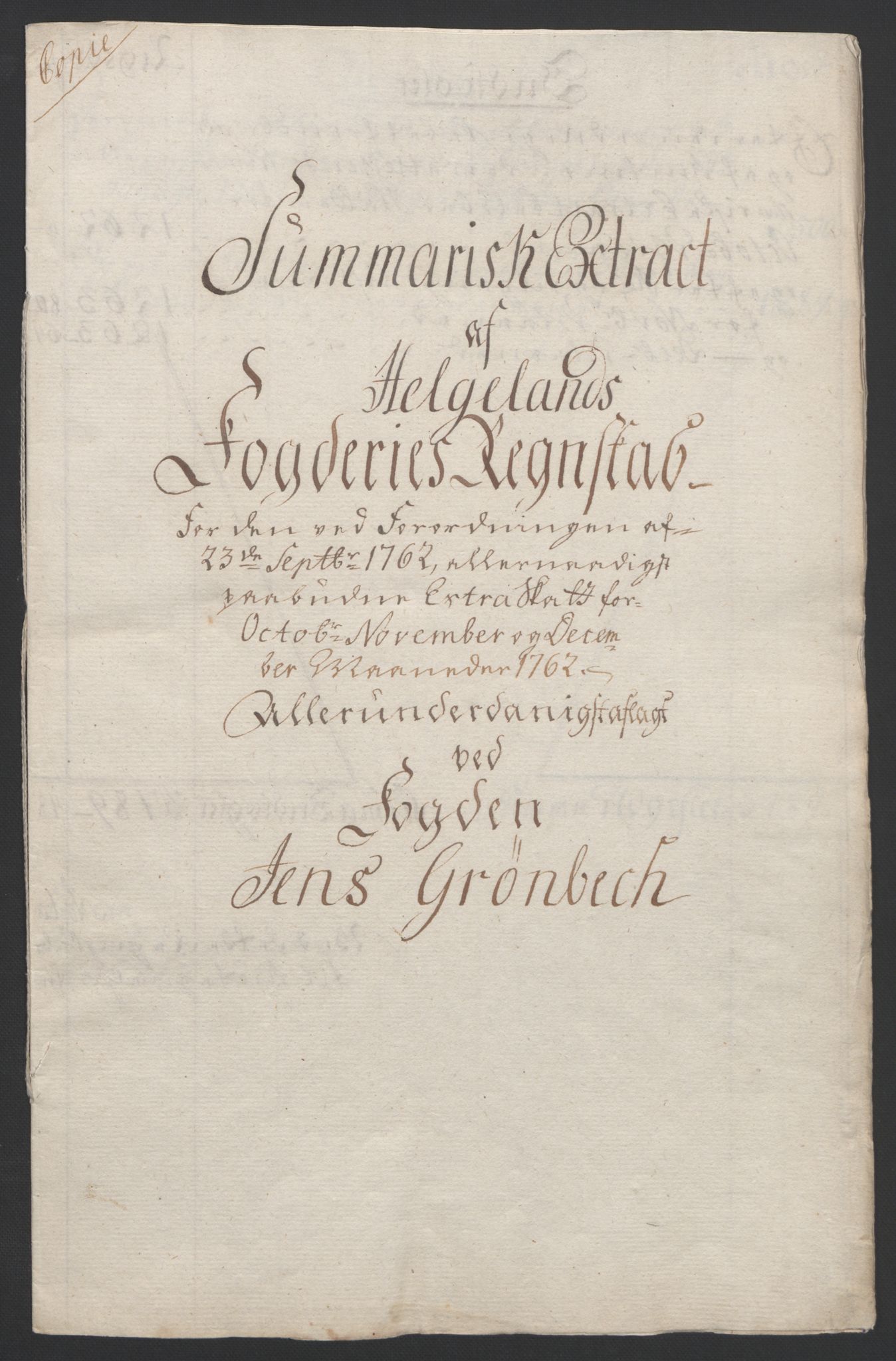 Rentekammeret inntil 1814, Reviderte regnskaper, Fogderegnskap, AV/RA-EA-4092/R65/L4573: Ekstraskatten Helgeland, 1762-1772, p. 6