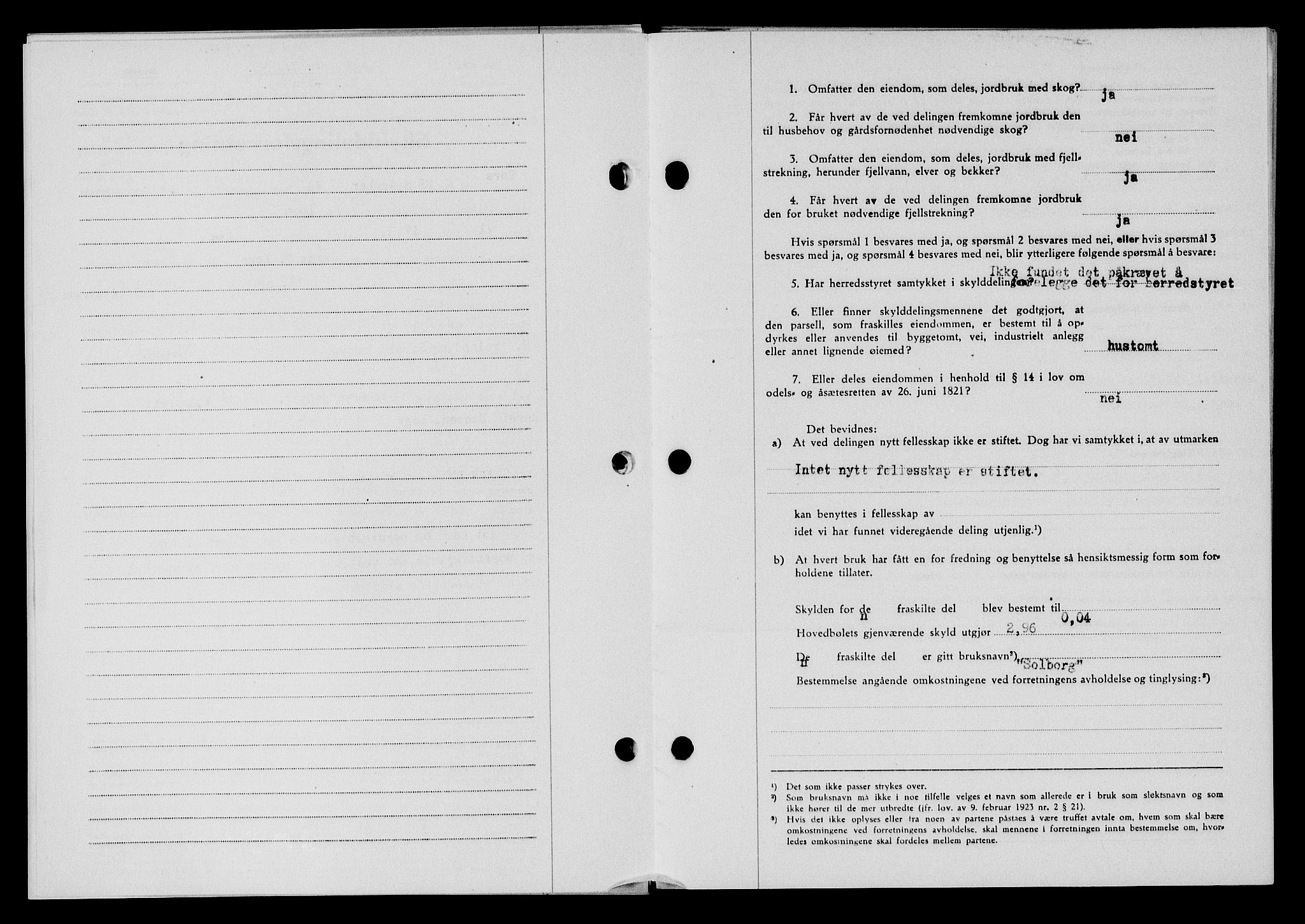 Flekkefjord sorenskriveri, SAK/1221-0001/G/Gb/Gba/L0059: Mortgage book no. A-7, 1944-1945, Diary no: : 7/1945