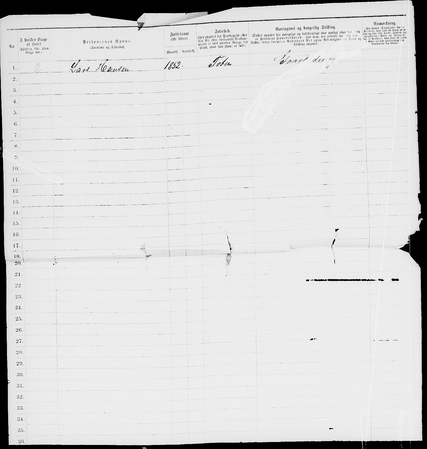 RA, 1885 census for 0301 Kristiania, 1885, p. 6699