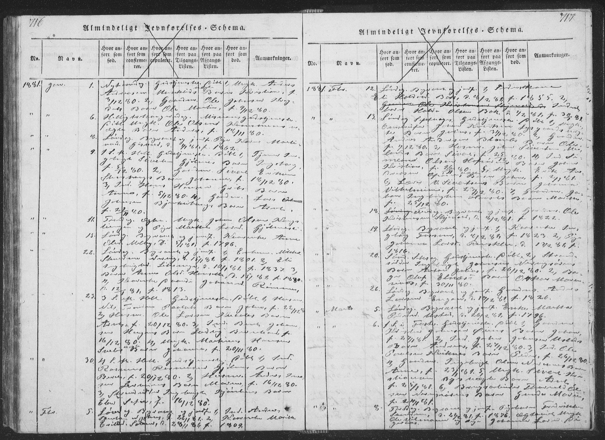 Ministerialprotokoller, klokkerbøker og fødselsregistre - Sør-Trøndelag, AV/SAT-A-1456/668/L0816: Parish register (copy) no. 668C05, 1816-1893, p. 716-717