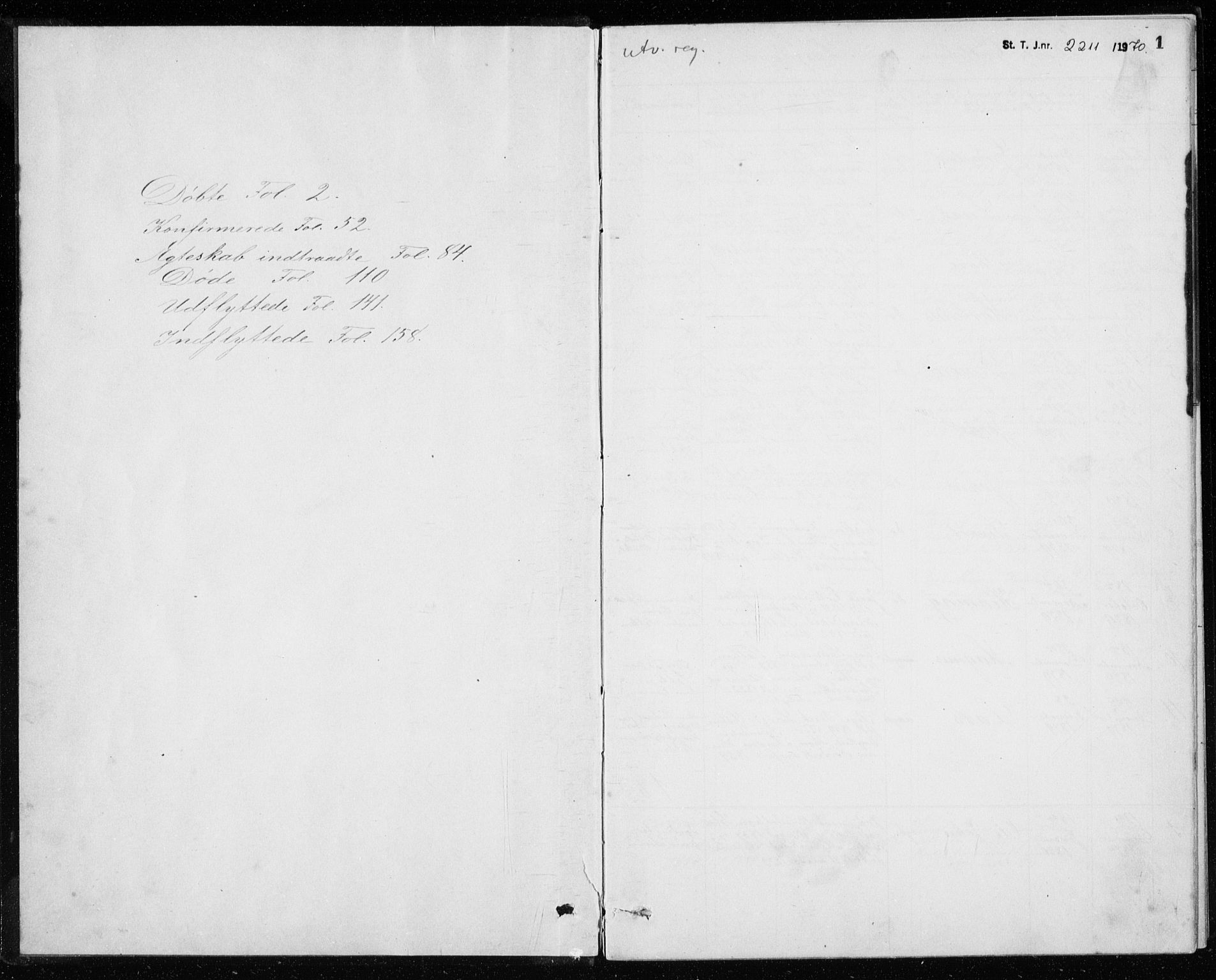 Ministerialprotokoller, klokkerbøker og fødselsregistre - Møre og Romsdal, AV/SAT-A-1454/594/L1035: Parish register (official) no. 594A01, 1879-1933, p. 1