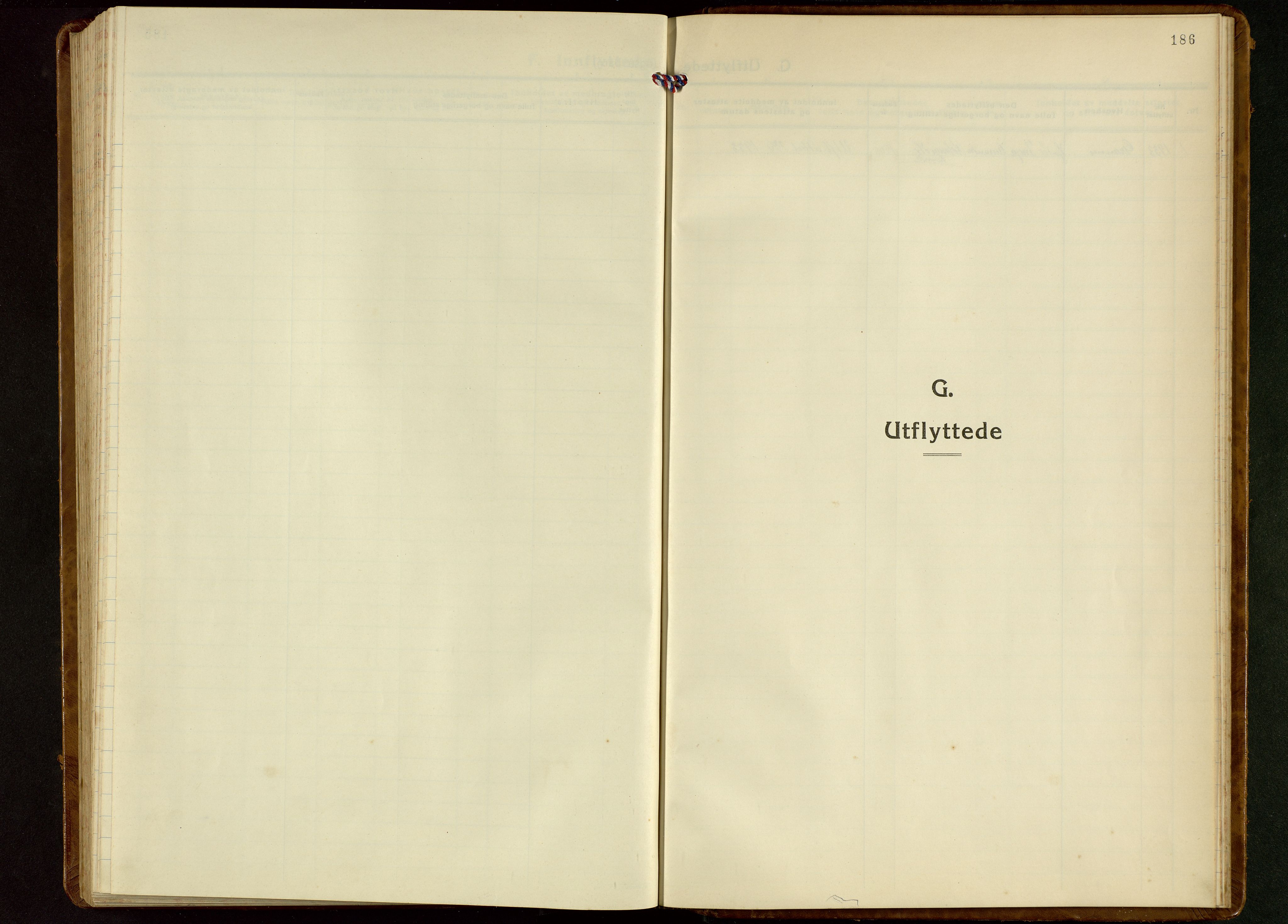 Tysvær sokneprestkontor, SAST/A -101864/H/Ha/Hab/L0006: Parish register (copy) no. B 6, 1932-1946, p. 186