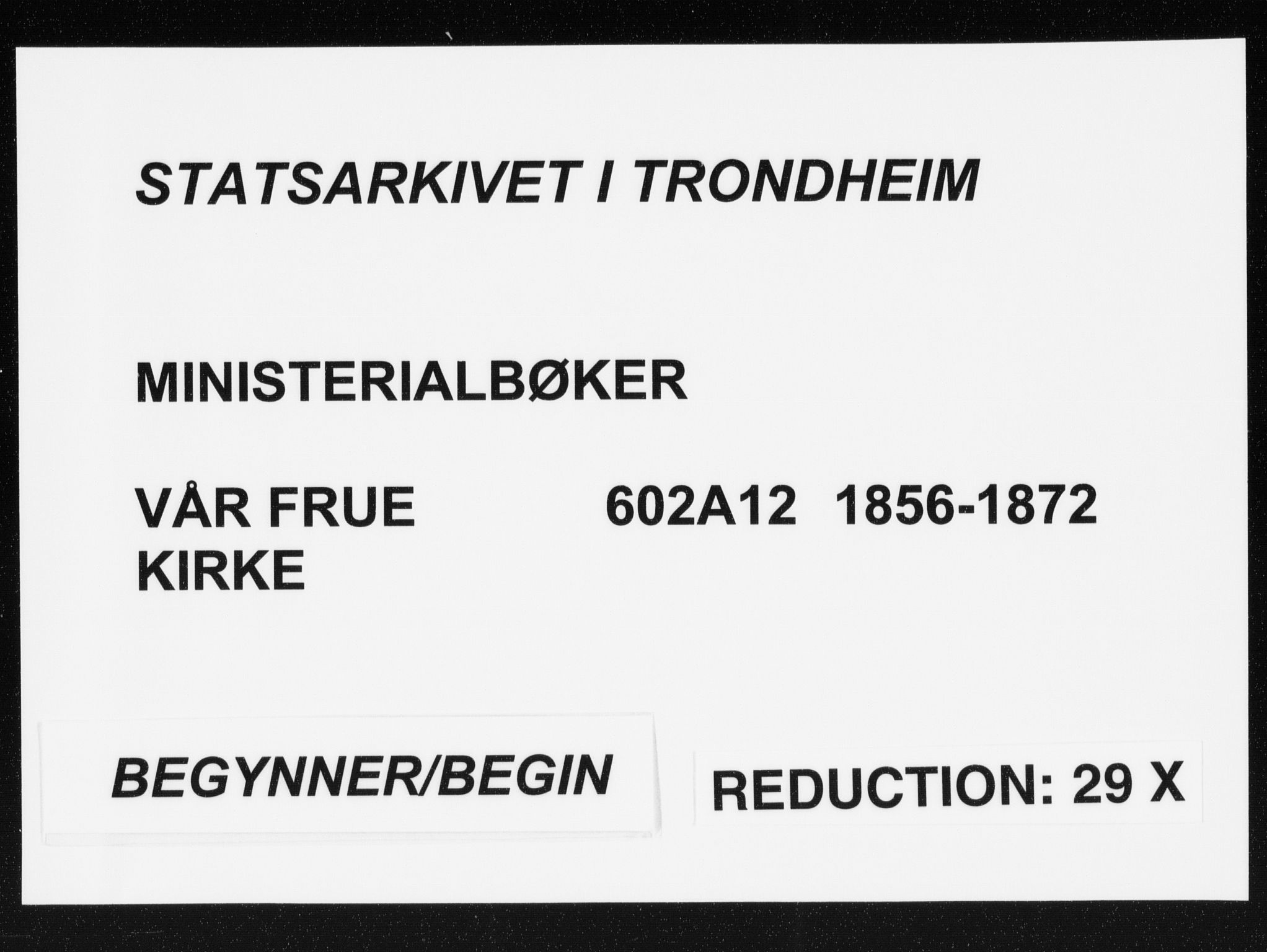 Ministerialprotokoller, klokkerbøker og fødselsregistre - Sør-Trøndelag, SAT/A-1456/602/L0114: Parish register (official) no. 602A12, 1856-1872