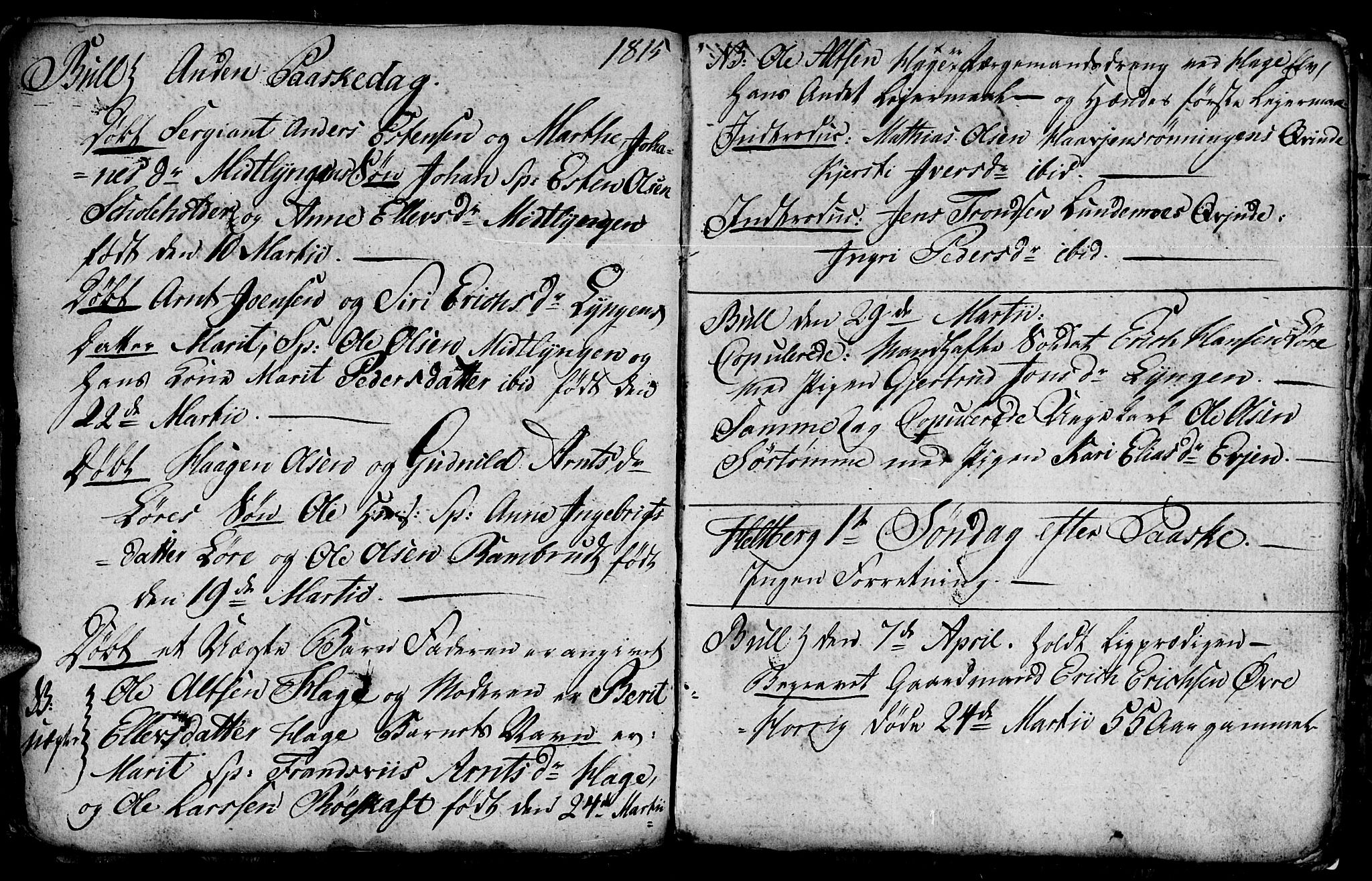 Ministerialprotokoller, klokkerbøker og fødselsregistre - Sør-Trøndelag, AV/SAT-A-1456/692/L1107: Parish register (copy) no. 692C02, 1809-1824