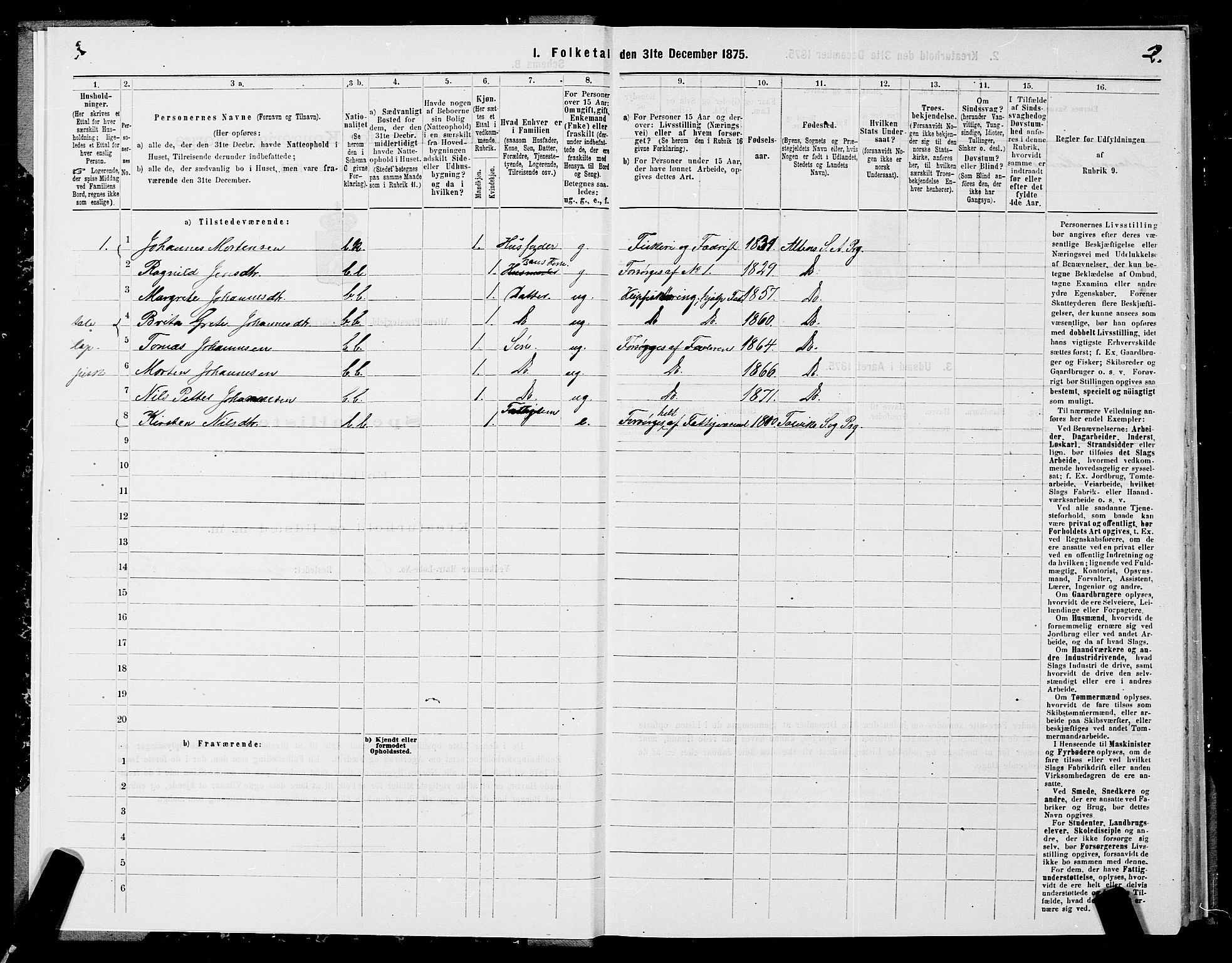 SATØ, 1875 census for 2012P Alta, 1875, p. 1002