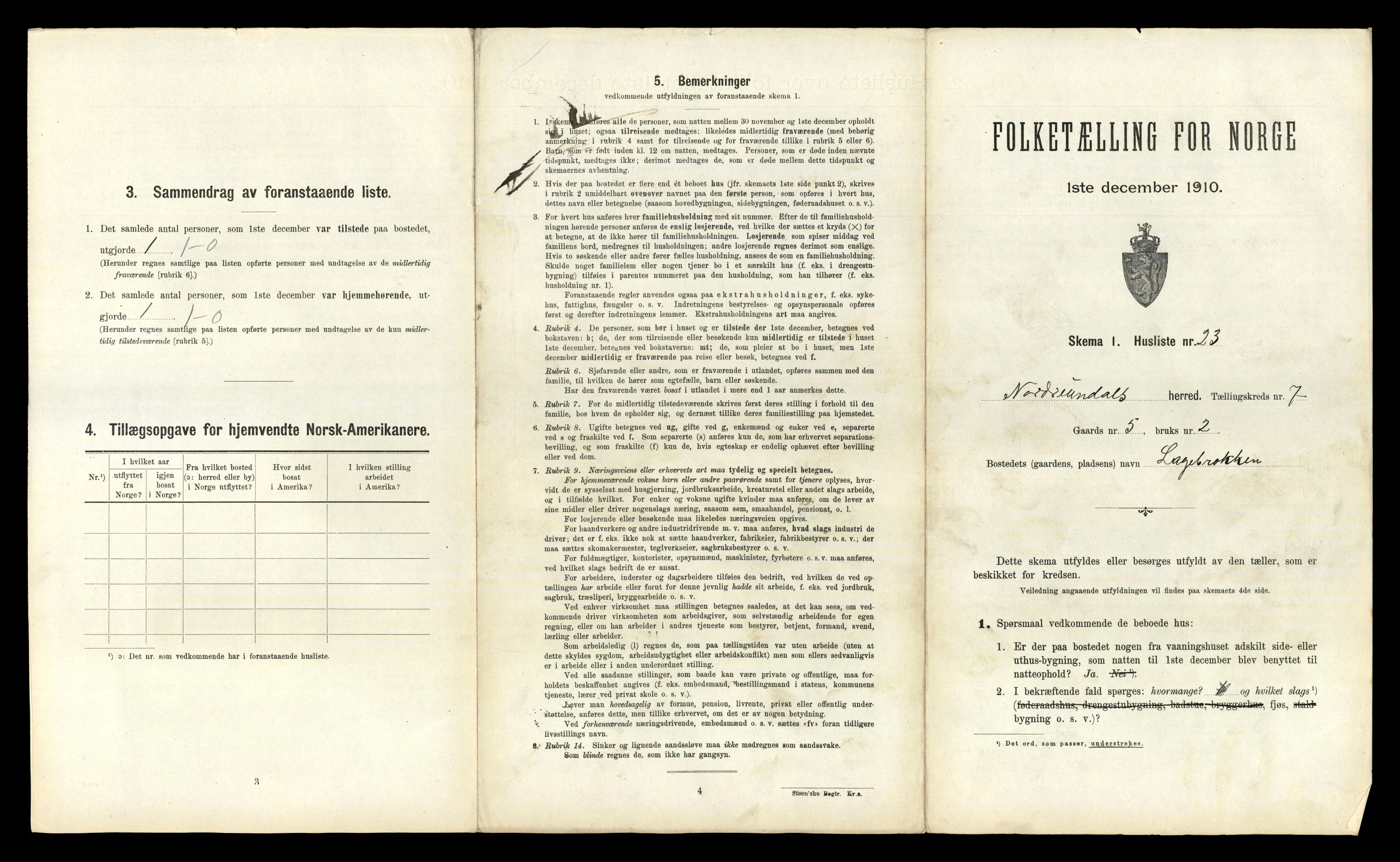 RA, 1910 census for Nord-Audnedal, 1910, p. 702