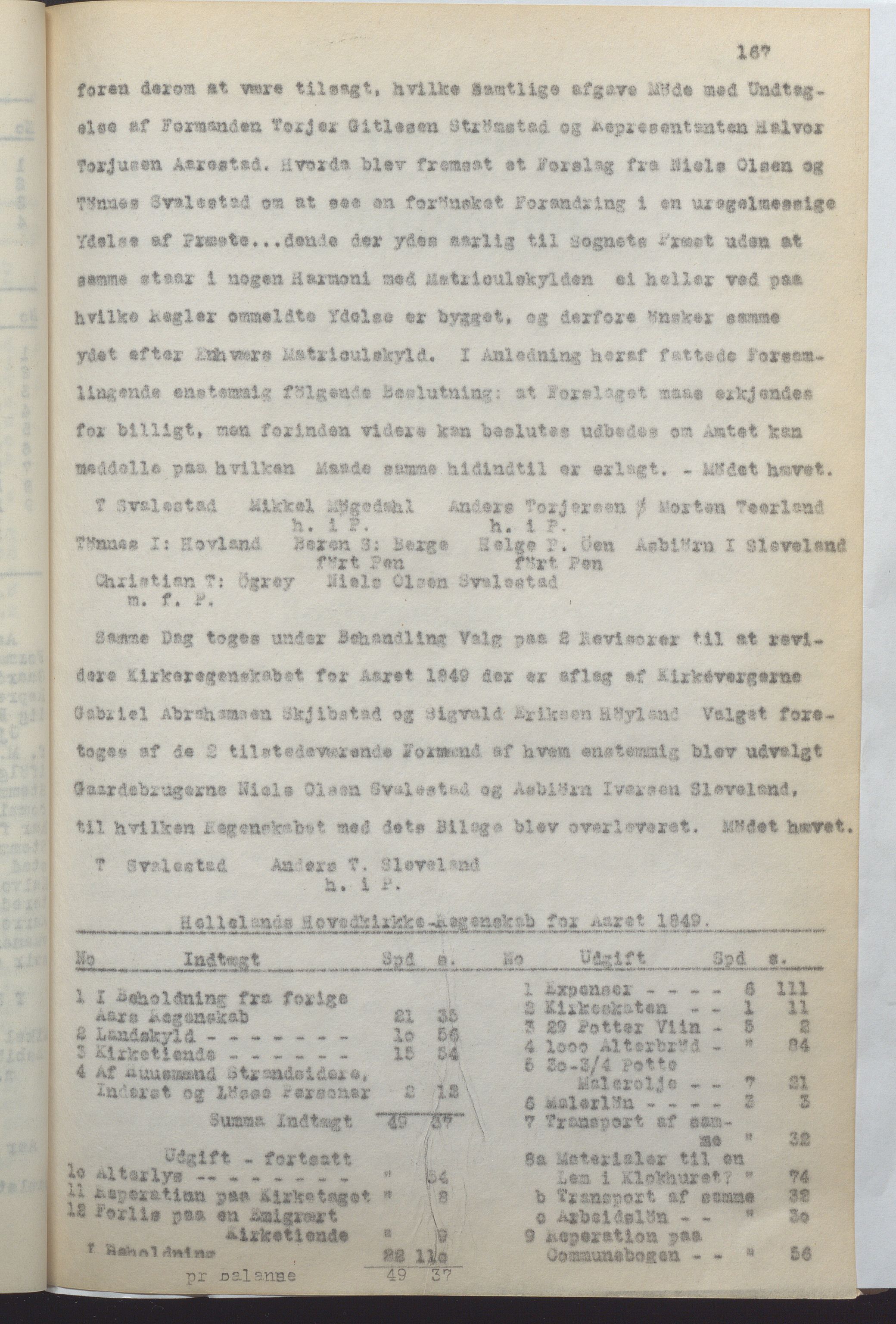 Helleland kommune - Formannskapet, IKAR/K-100479/A/Ab/L0001: Avskrift av møtebok, 1837-1866, p. 167