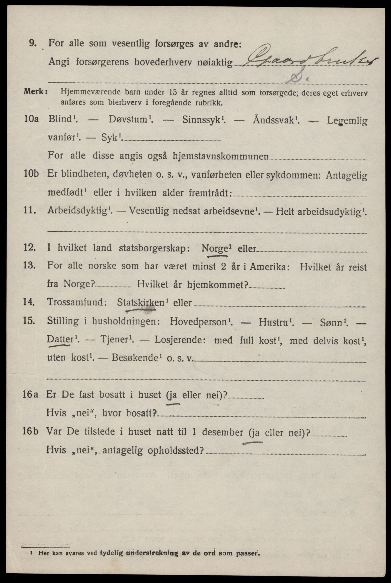 SAST, 1920 census for Høle, 1920, p. 1652