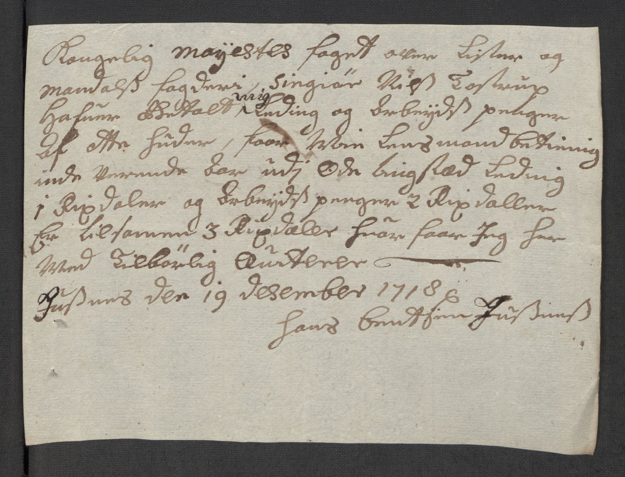 Rentekammeret inntil 1814, Reviderte regnskaper, Fogderegnskap, RA/EA-4092/R43/L2563: Fogderegnskap Lista og Mandal, 1718, p. 364