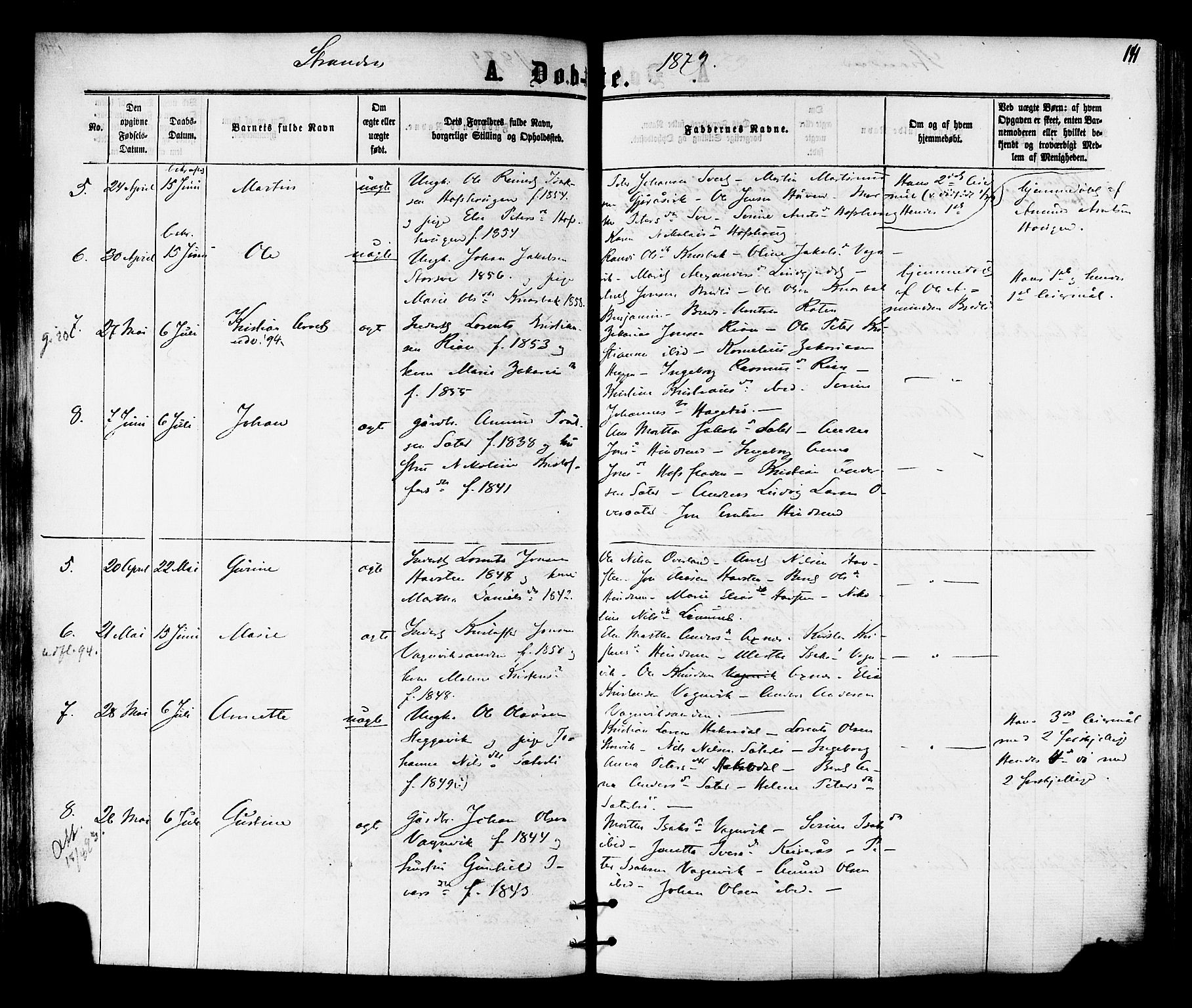 Ministerialprotokoller, klokkerbøker og fødselsregistre - Nord-Trøndelag, SAT/A-1458/701/L0009: Parish register (official) no. 701A09 /2, 1864-1882, p. 141
