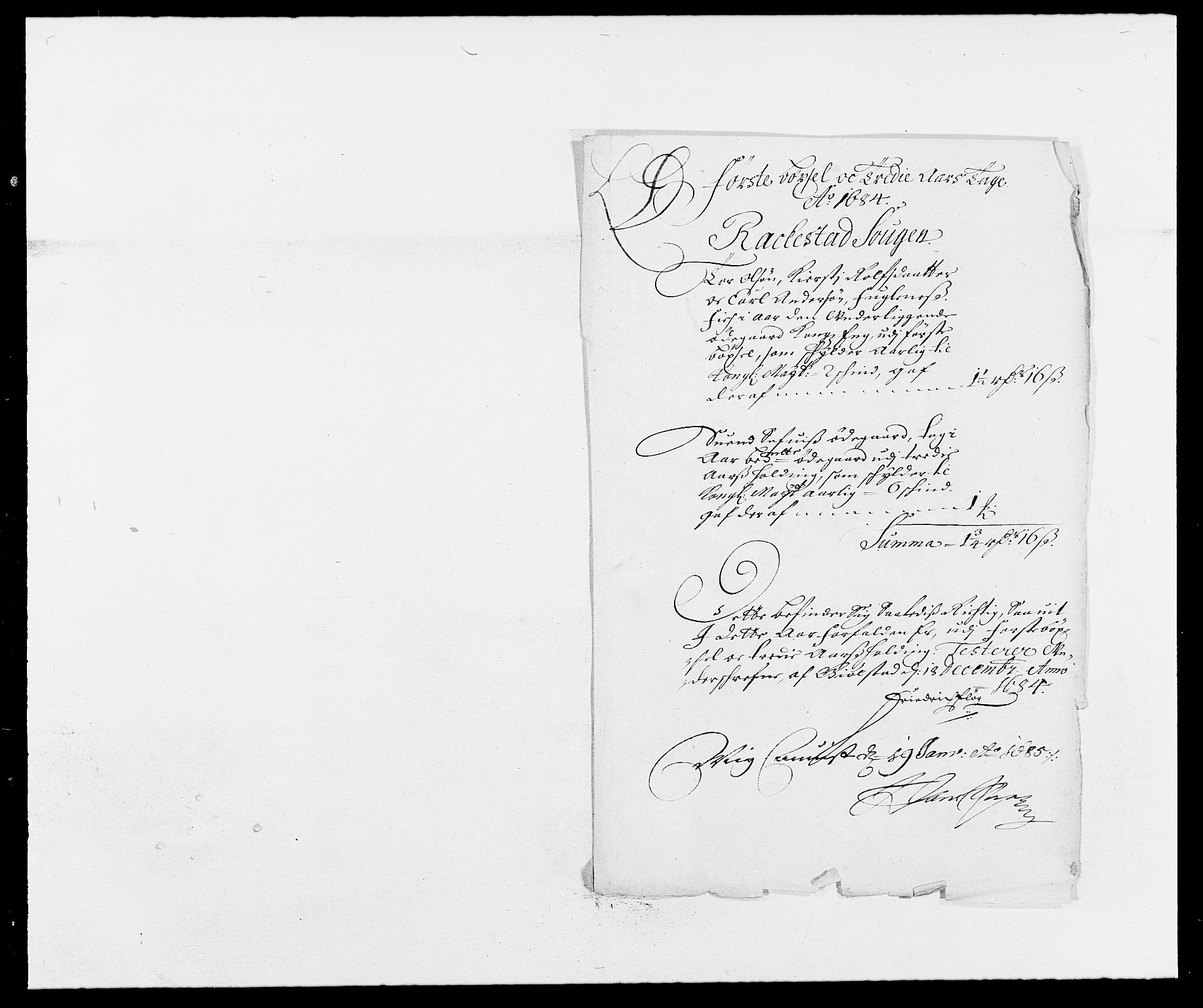 Rentekammeret inntil 1814, Reviderte regnskaper, Fogderegnskap, RA/EA-4092/R05/L0274: Fogderegnskap Rakkestad, 1683-1684, p. 336