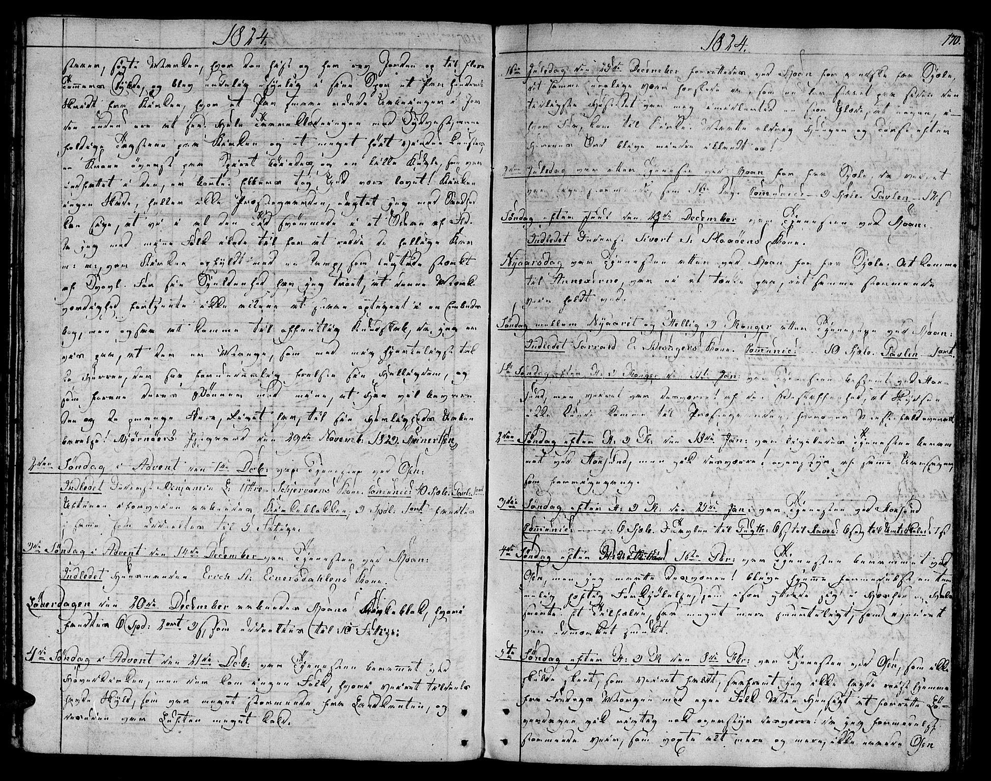 Ministerialprotokoller, klokkerbøker og fødselsregistre - Sør-Trøndelag, SAT/A-1456/657/L0701: Parish register (official) no. 657A02, 1802-1831, p. 170