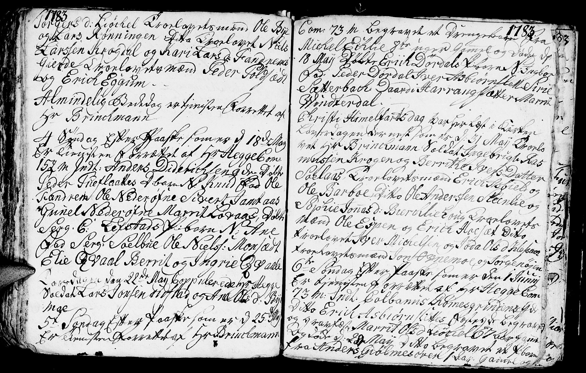 Ministerialprotokoller, klokkerbøker og fødselsregistre - Sør-Trøndelag, AV/SAT-A-1456/668/L0814: Parish register (copy) no. 668C03, 1766-1789