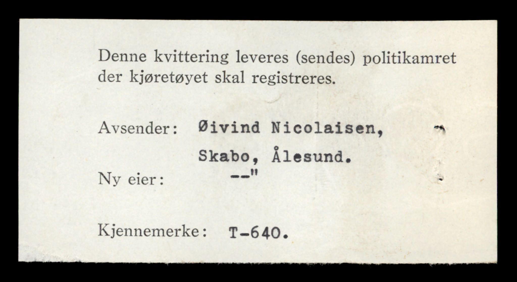 Møre og Romsdal vegkontor - Ålesund trafikkstasjon, AV/SAT-A-4099/F/Fe/L0006: Registreringskort for kjøretøy T 547 - T 650, 1927-1998, p. 2814