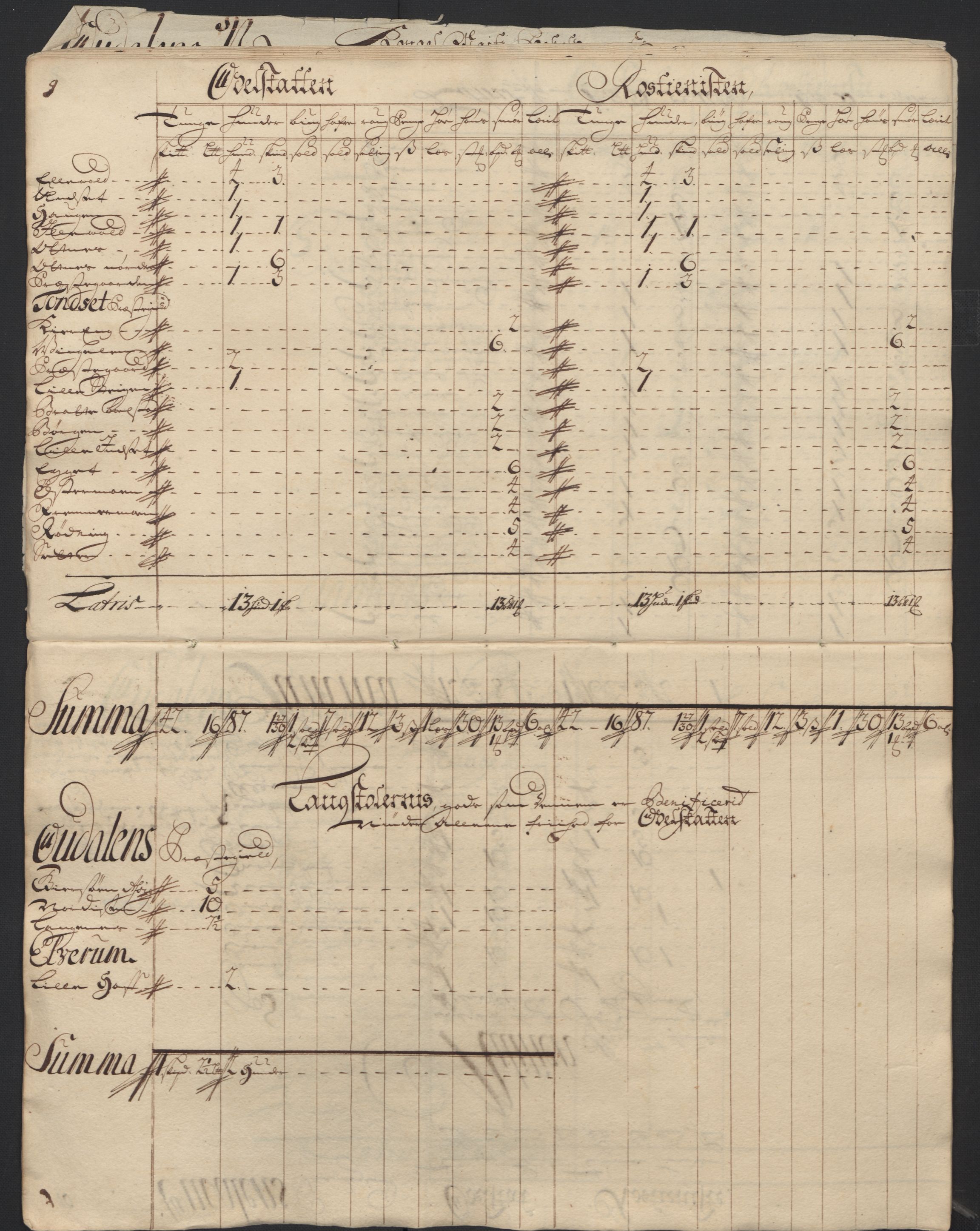 Rentekammeret inntil 1814, Reviderte regnskaper, Fogderegnskap, RA/EA-4092/R13/L0848: Fogderegnskap Solør, Odal og Østerdal, 1711, p. 271