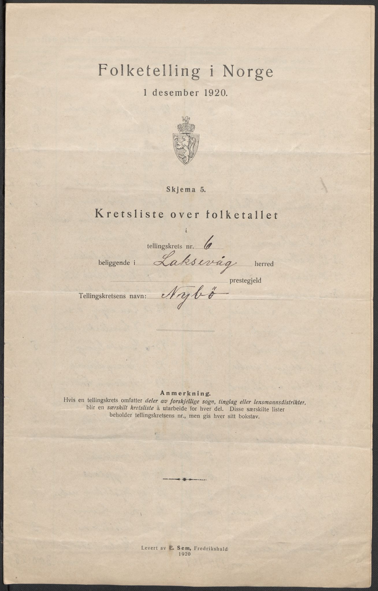 SAB, 1920 census for Laksevåg, 1920, p. 26