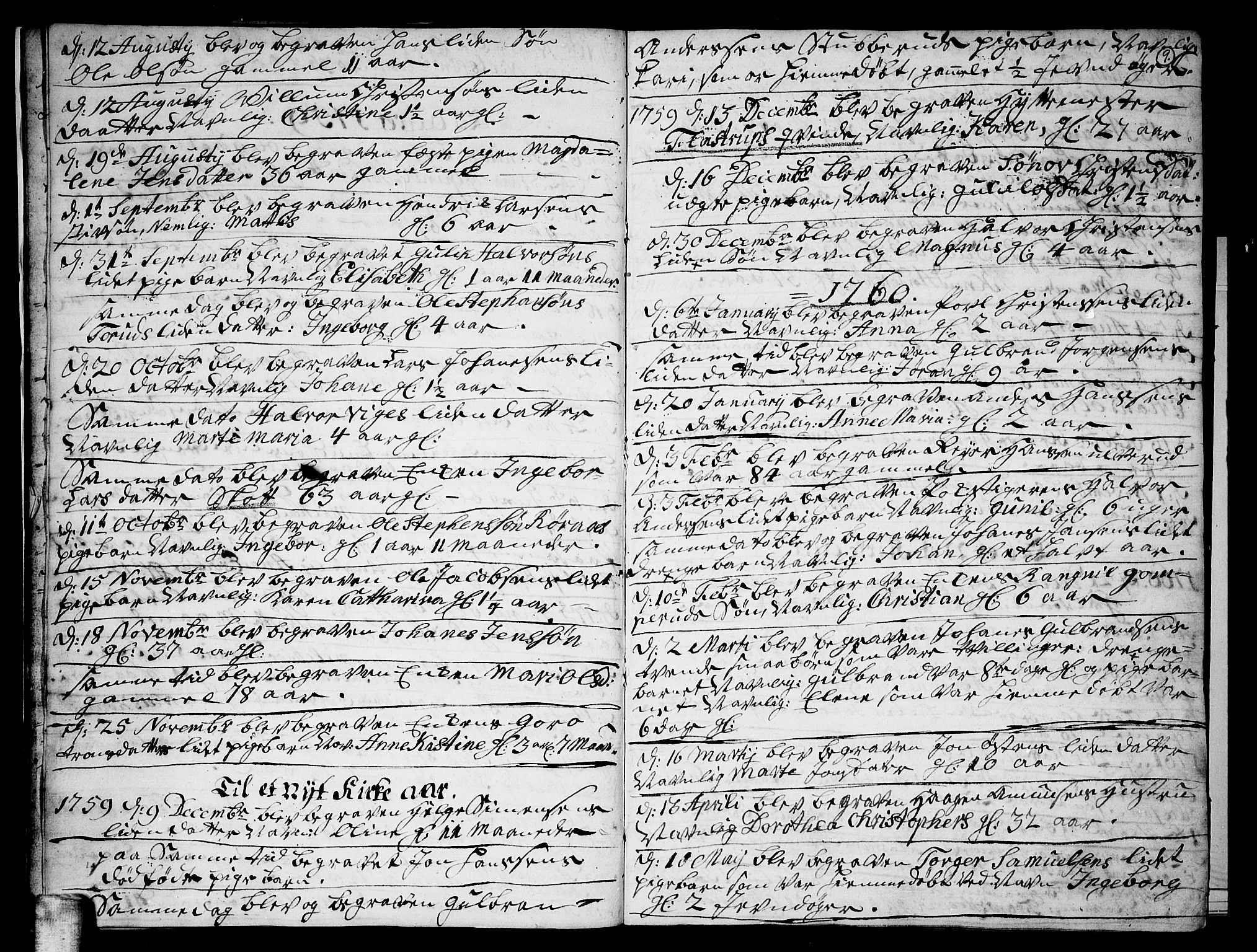 Skoger kirkebøker, SAKO/A-59/G/Gb/L0002: Parish register (copy) no. II 2, 1753-1795, p. 9