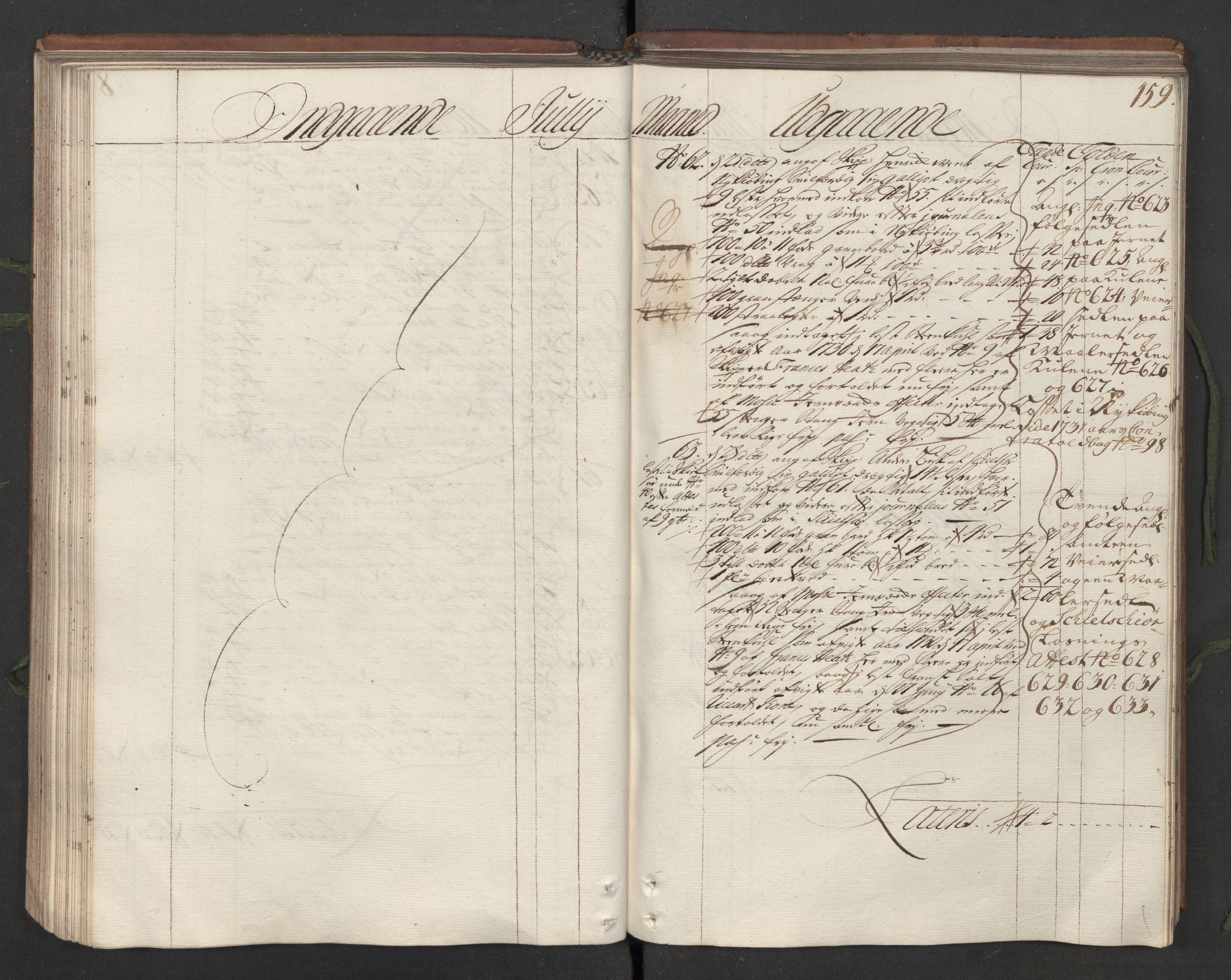 Generaltollkammeret, tollregnskaper, AV/RA-EA-5490/R05/L0012/0001: Tollregnskaper Moss, Son, Krokstad / Hovedtollbok, 1731, p. 158b-159a