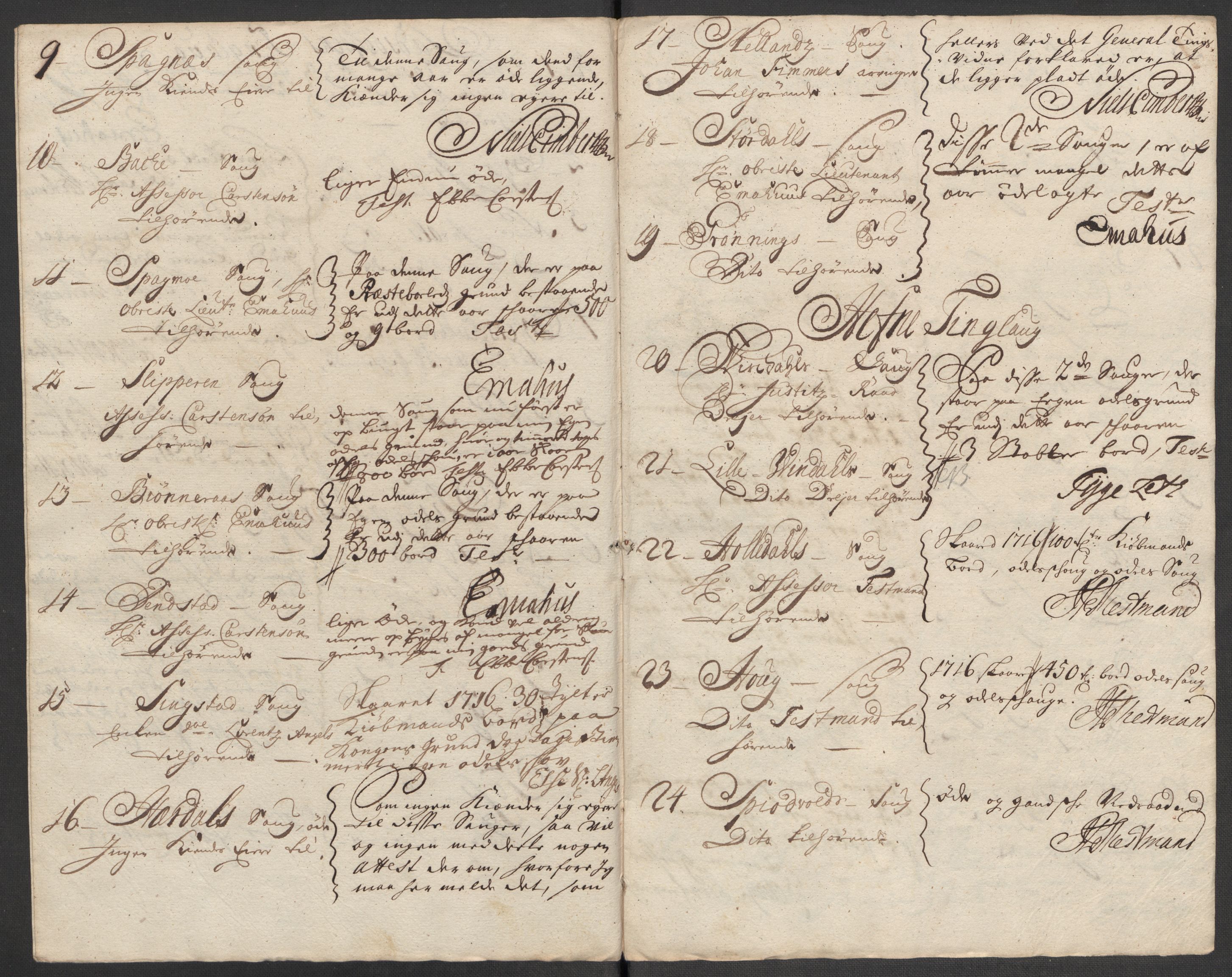 Rentekammeret inntil 1814, Reviderte regnskaper, Fogderegnskap, AV/RA-EA-4092/R57/L3864: Fogderegnskap Fosen, 1716, p. 112