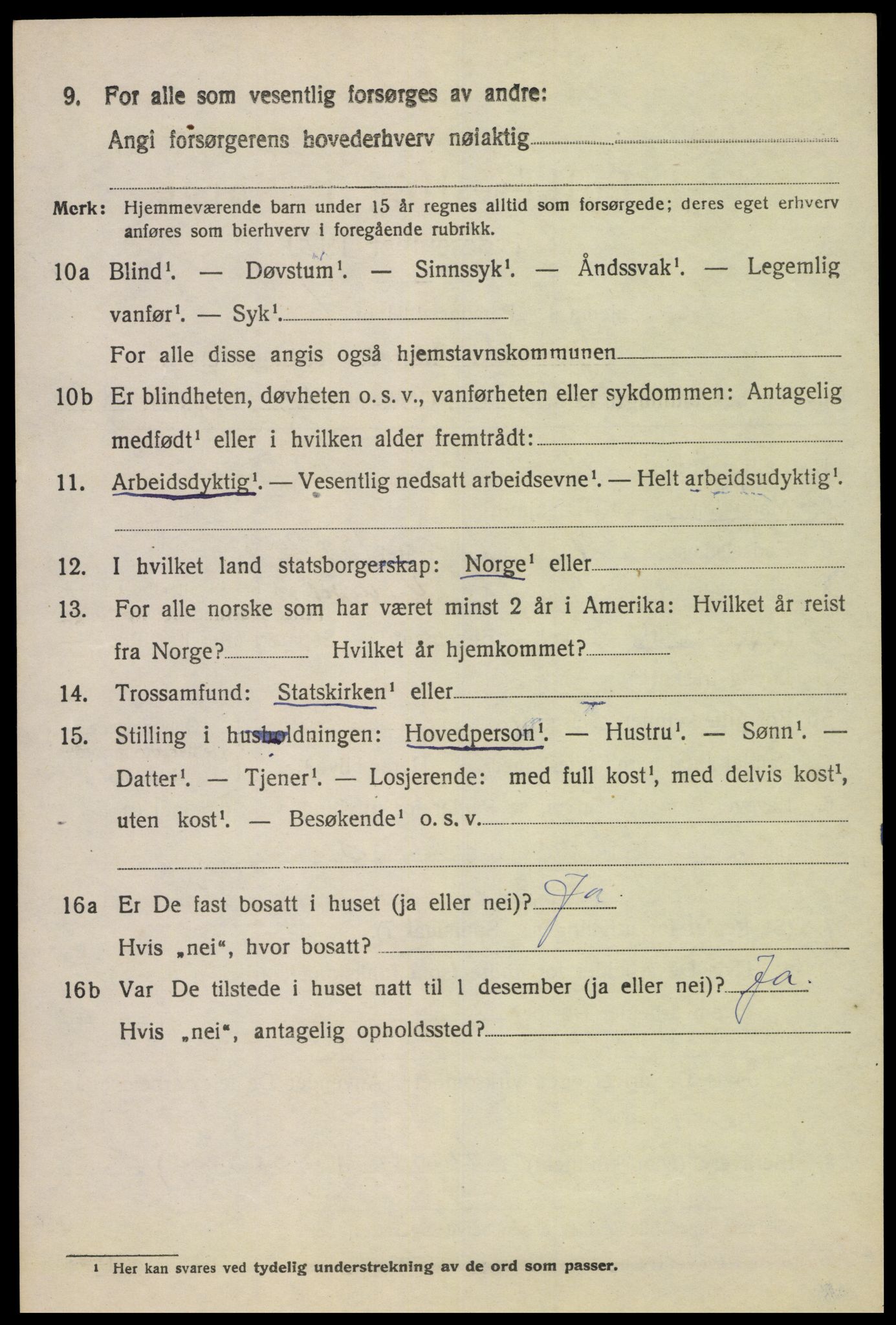 SAK, 1920 census for Spind, 1920, p. 2200