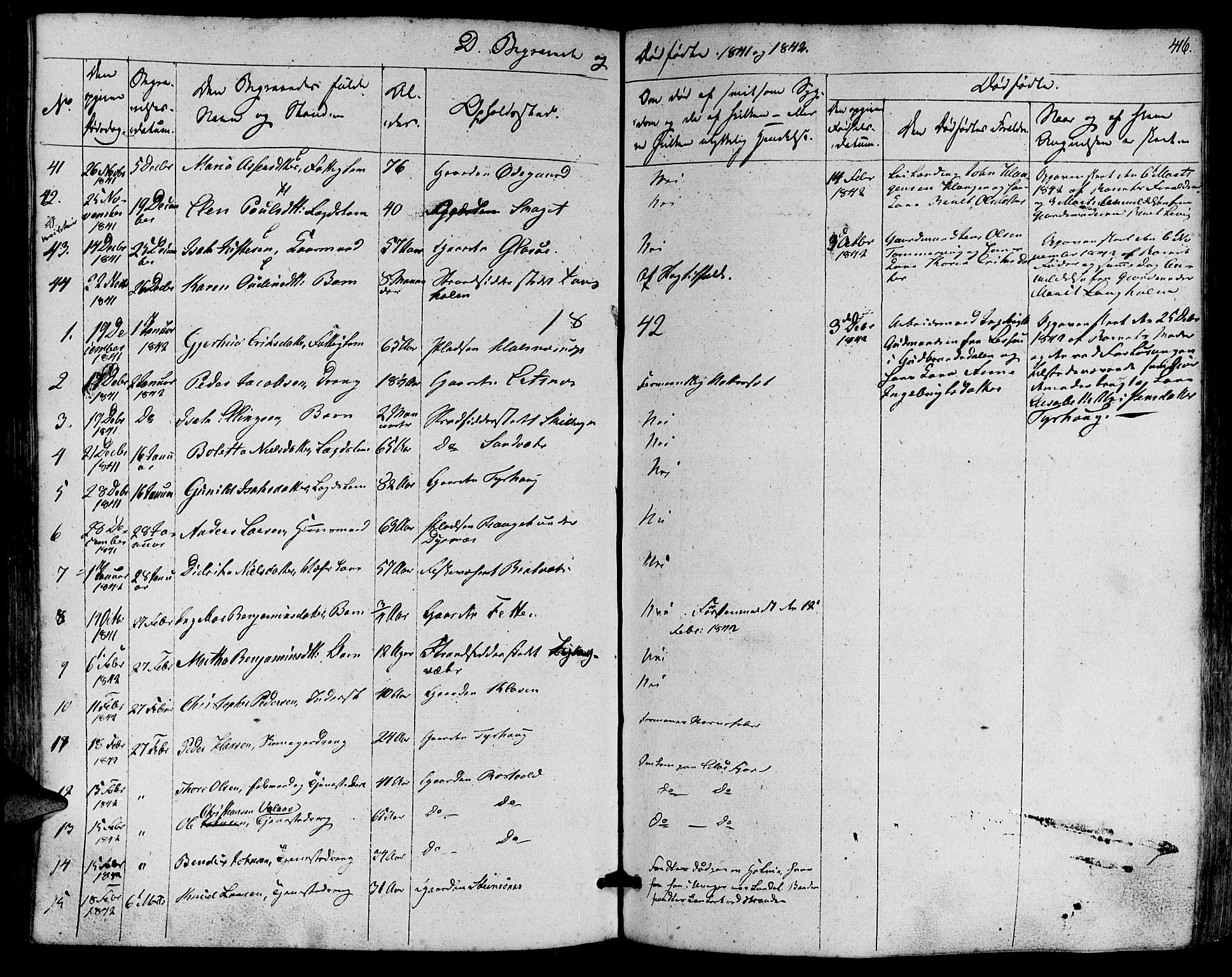 Ministerialprotokoller, klokkerbøker og fødselsregistre - Møre og Romsdal, SAT/A-1454/581/L0936: Parish register (official) no. 581A04, 1836-1852, p. 416
