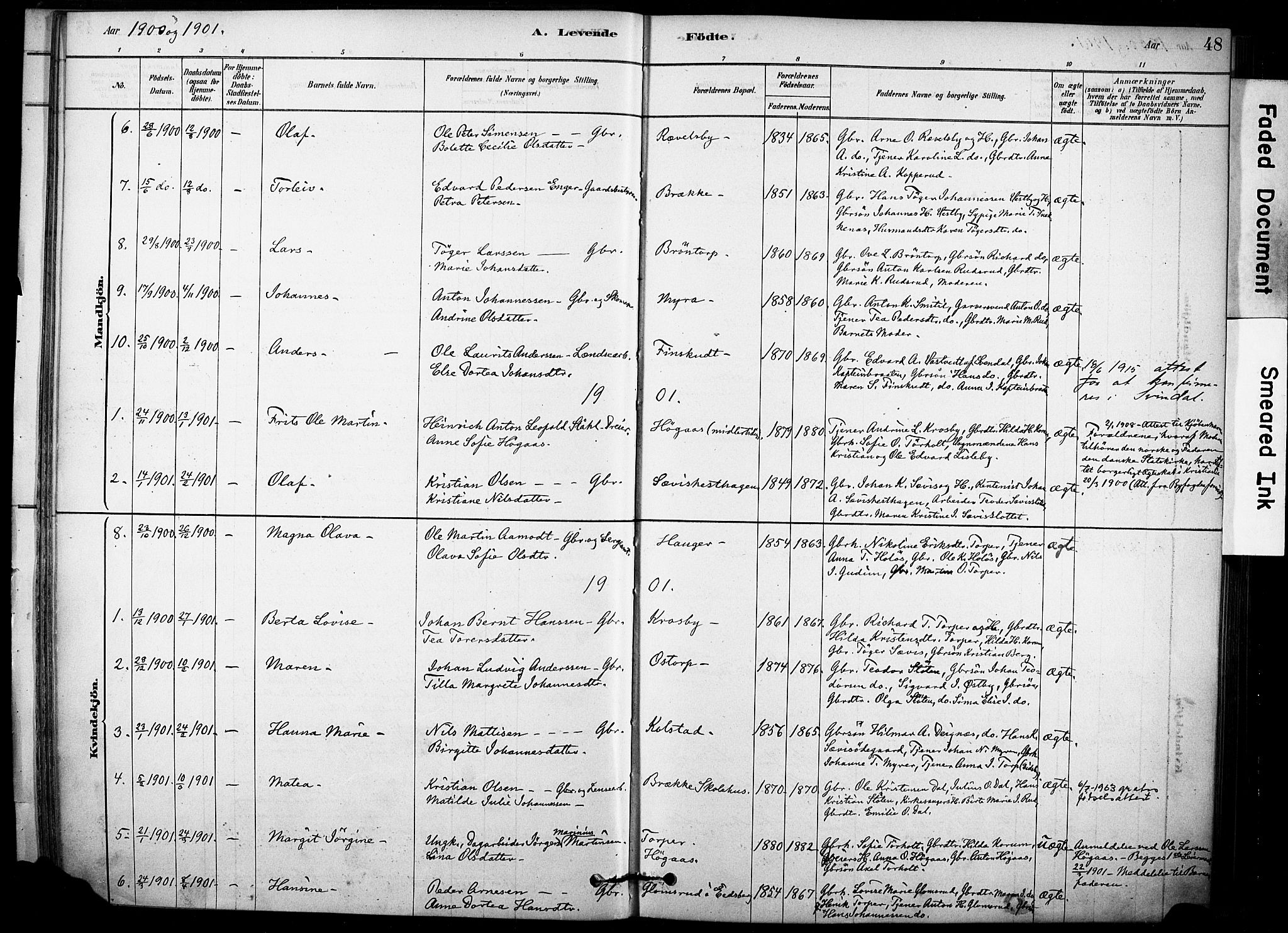 Rakkestad prestekontor Kirkebøker, AV/SAO-A-2008/F/Fc/L0001: Parish register (official) no. III 1, 1878-1905, p. 48