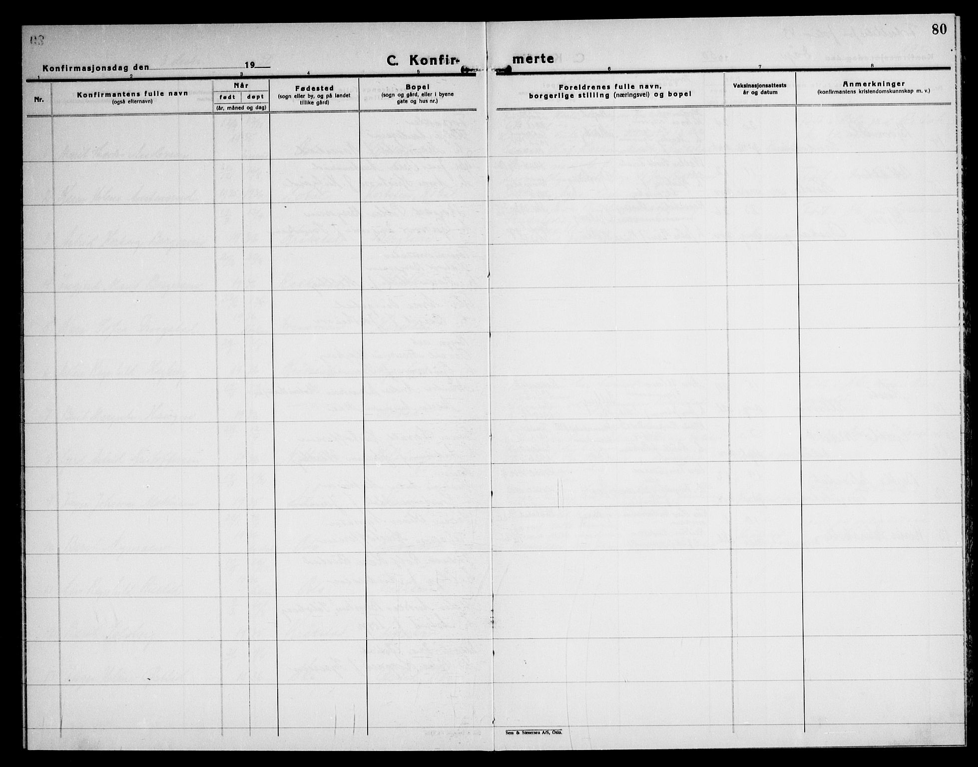 Kråkstad prestekontor Kirkebøker, AV/SAO-A-10125a/G/Ga/L0003: Parish register (copy) no. I 3, 1935-1950, p. 80