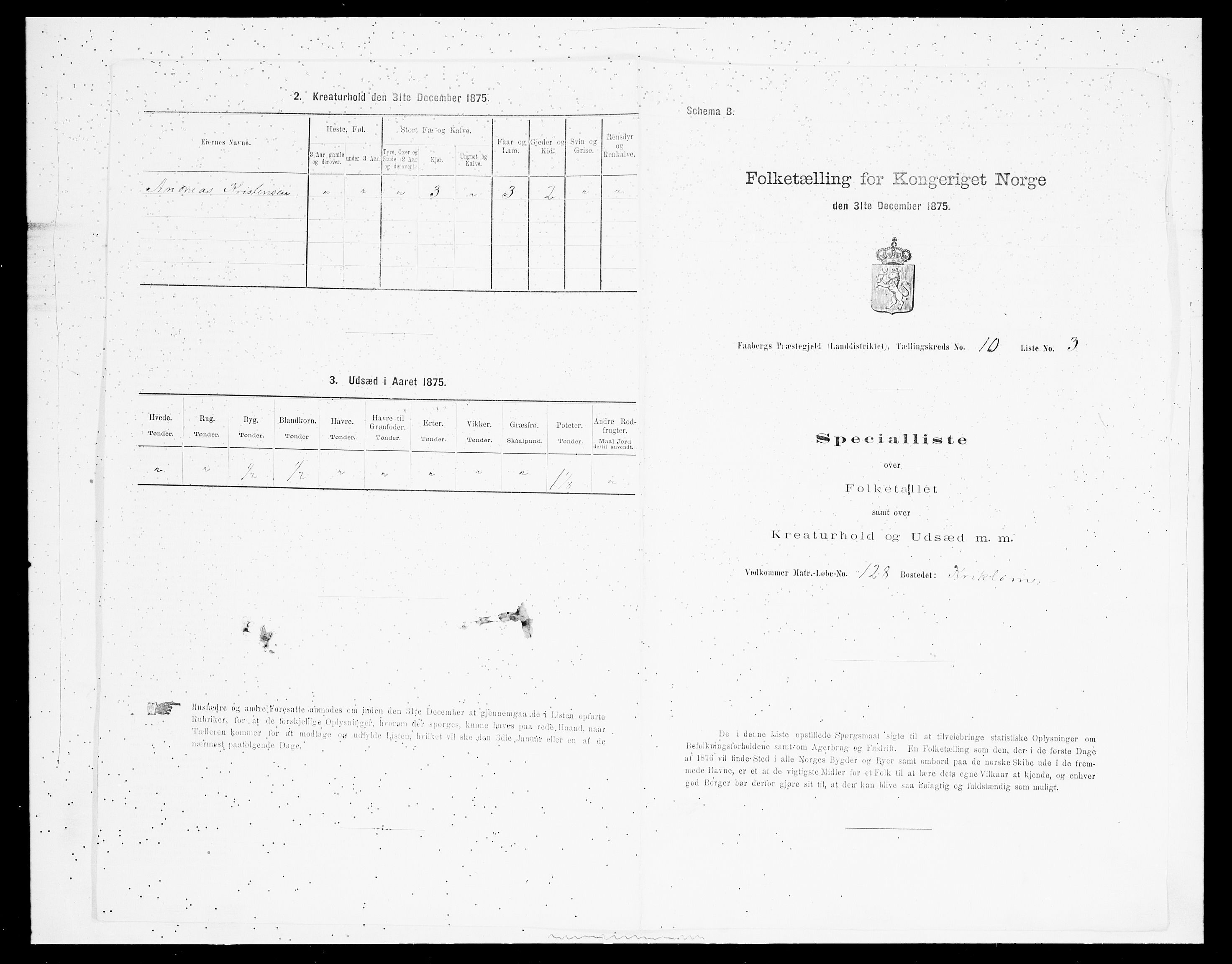 SAH, 1875 census for 0524L Fåberg/Fåberg og Lillehammer, 1875, p. 1215