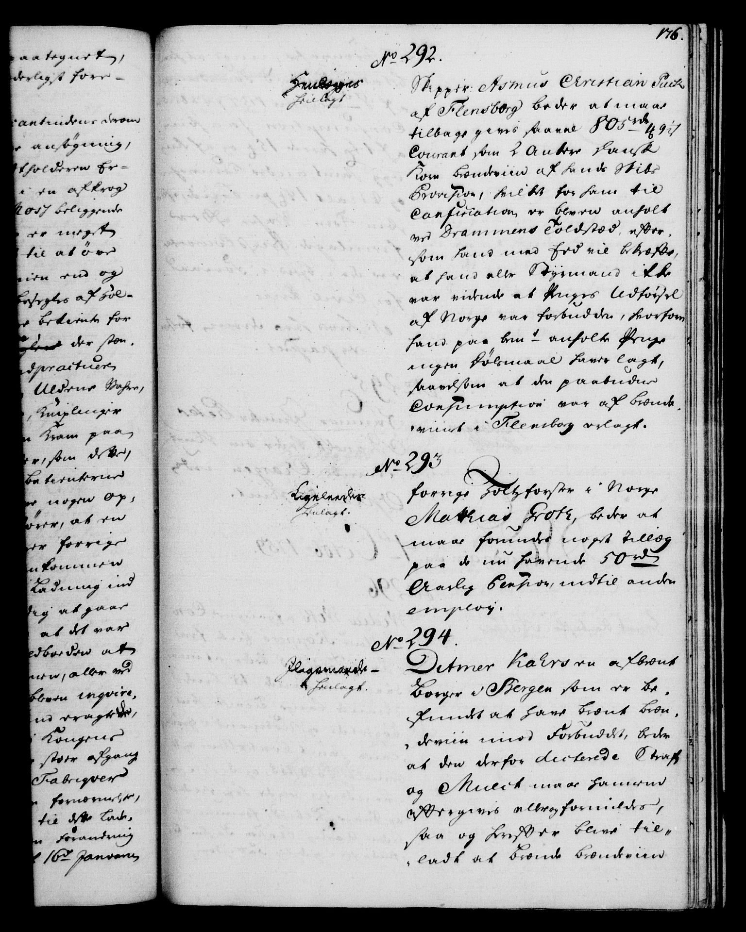 Rentekammeret, Kammerkanselliet, AV/RA-EA-3111/G/Gh/Gha/L0035: Norsk ekstraktmemorialprotokoll (merket RK 53.80), 1759-1771, p. 176