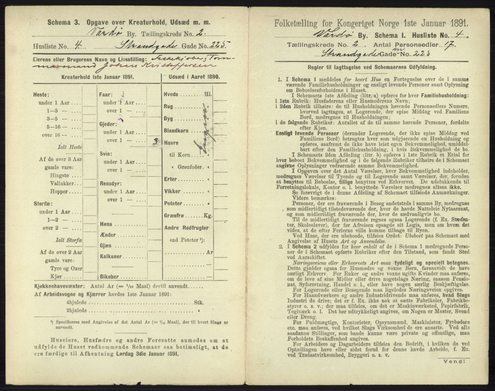 RA, 1891 census for 2002 Vardø, 1891, p. 996