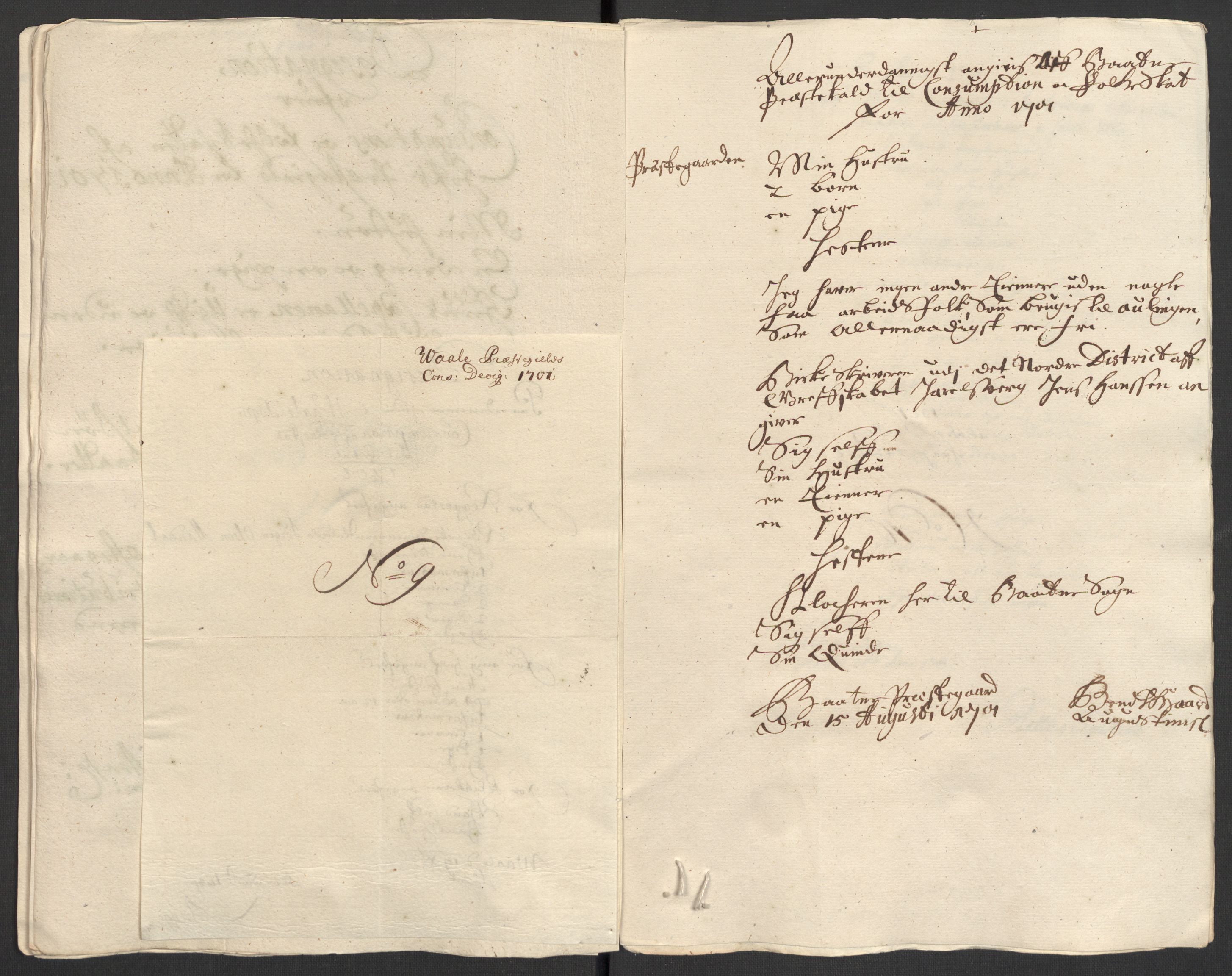 Rentekammeret inntil 1814, Reviderte regnskaper, Fogderegnskap, RA/EA-4092/R32/L1869: Fogderegnskap Jarlsberg grevskap, 1700-1701, p. 334