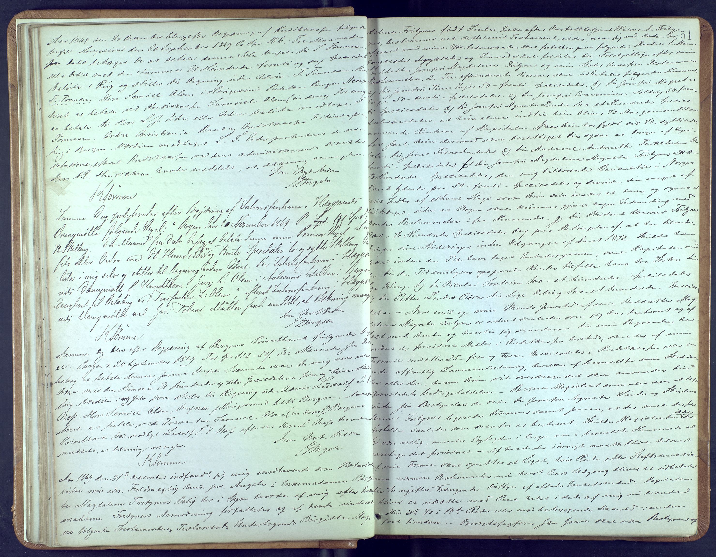 Byfogd og Byskriver i Bergen, AV/SAB-A-3401/10/10A/L0016: Notarialprotokoller, 1869-1874, p. 50-51