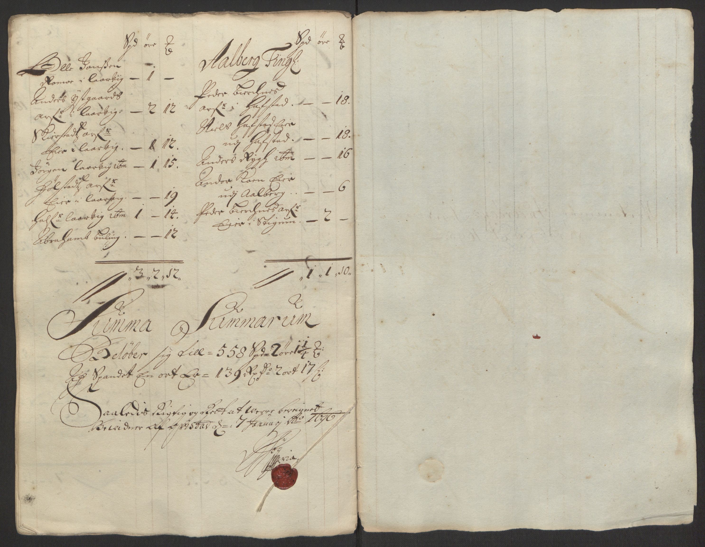 Rentekammeret inntil 1814, Reviderte regnskaper, Fogderegnskap, AV/RA-EA-4092/R63/L4309: Fogderegnskap Inderøy, 1695-1697, p. 45