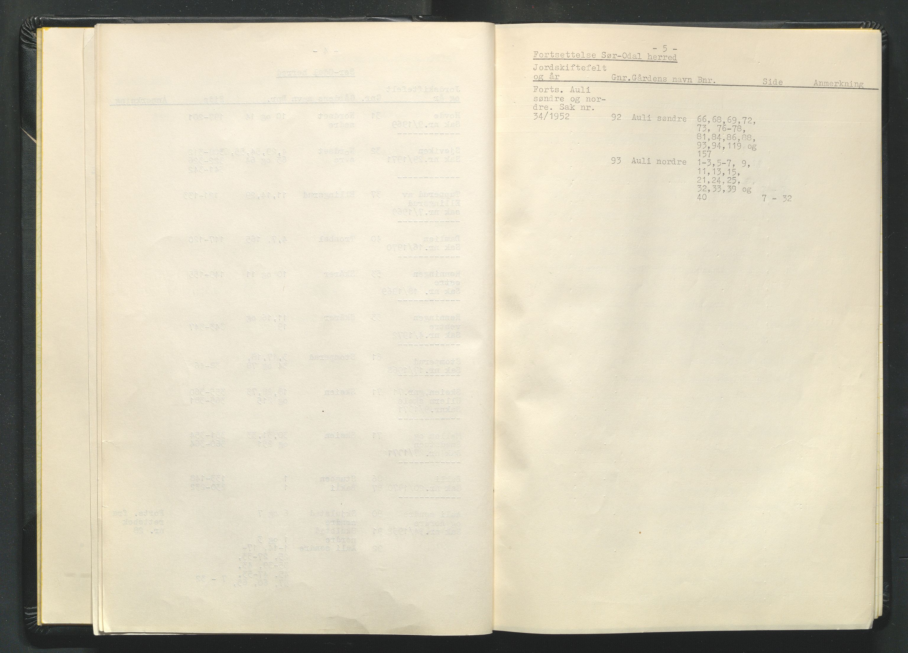 Glåmdal jordskifterett, AV/SAH-JORDSKIFTEH-003/G/Ga/L0016/0001: Rettsbøker / Rettsbok - nr. 30 , 1969-1972
