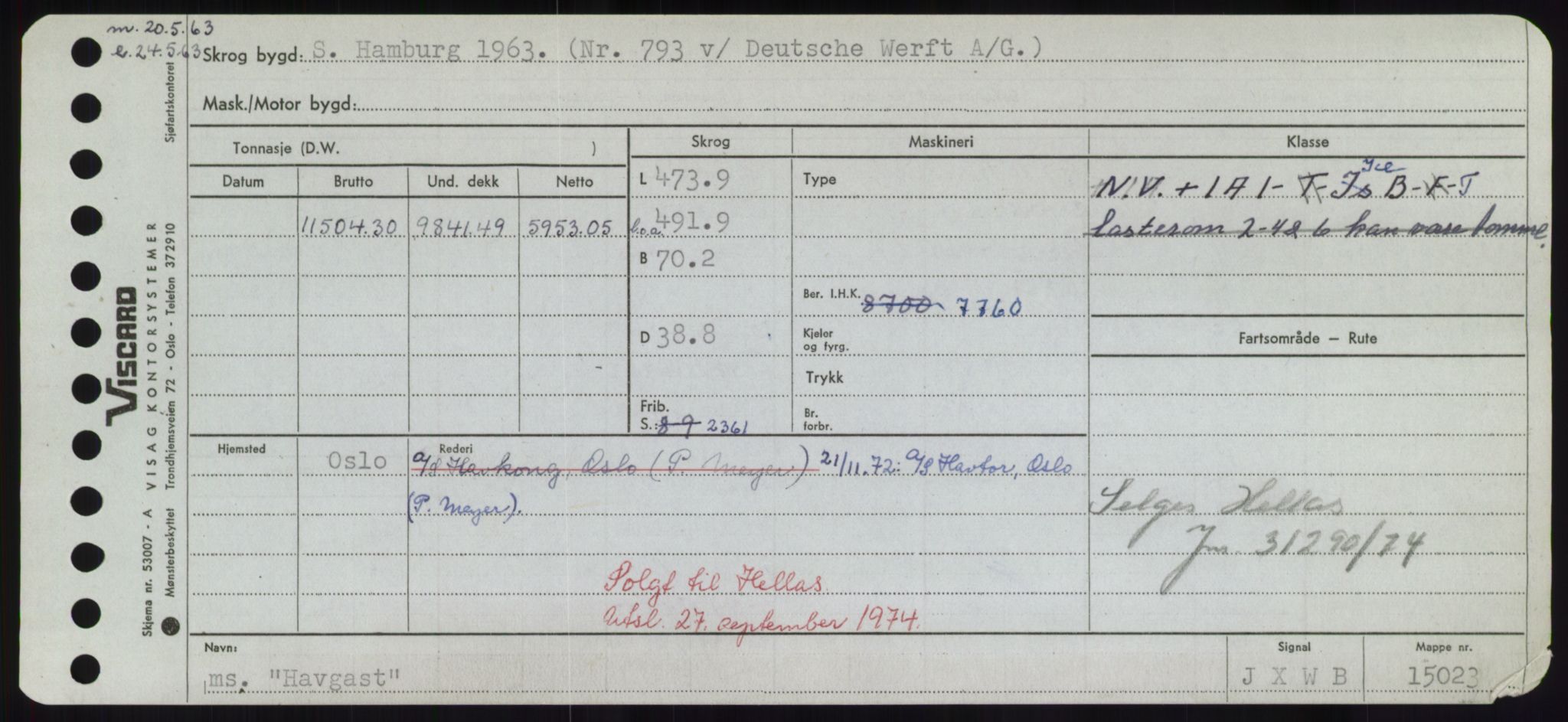 Sjøfartsdirektoratet med forløpere, Skipsmålingen, AV/RA-S-1627/H/Hd/L0014: Fartøy, H-Havl, p. 553