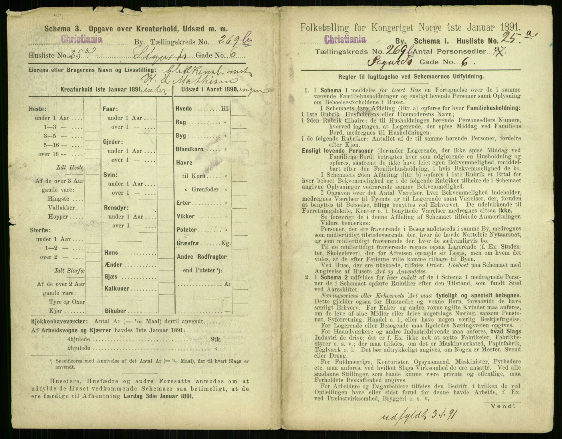 RA, 1891 census for 0301 Kristiania, 1891, p. 107402