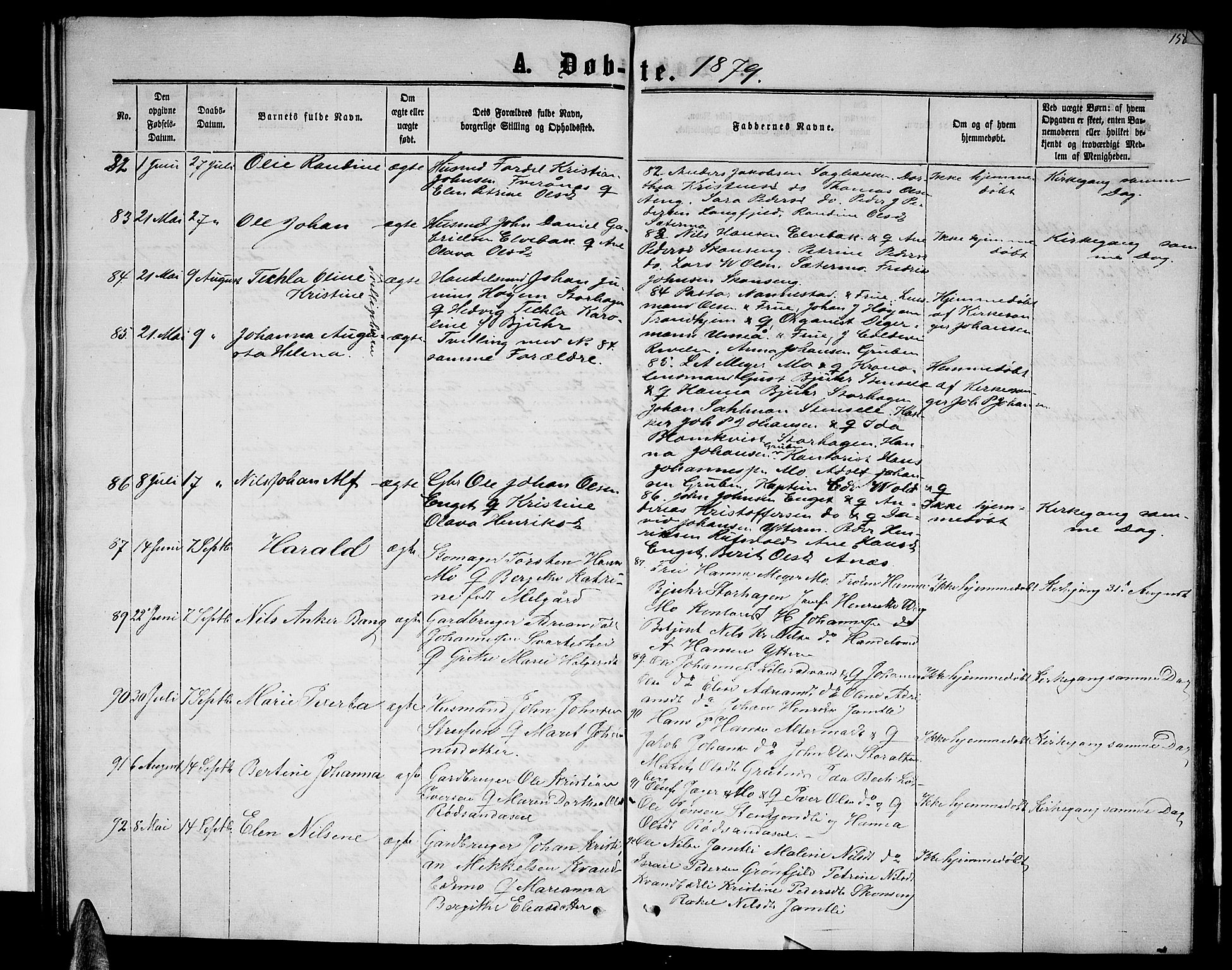 Ministerialprotokoller, klokkerbøker og fødselsregistre - Nordland, SAT/A-1459/827/L0415: Parish register (copy) no. 827C04, 1864-1886, p. 150