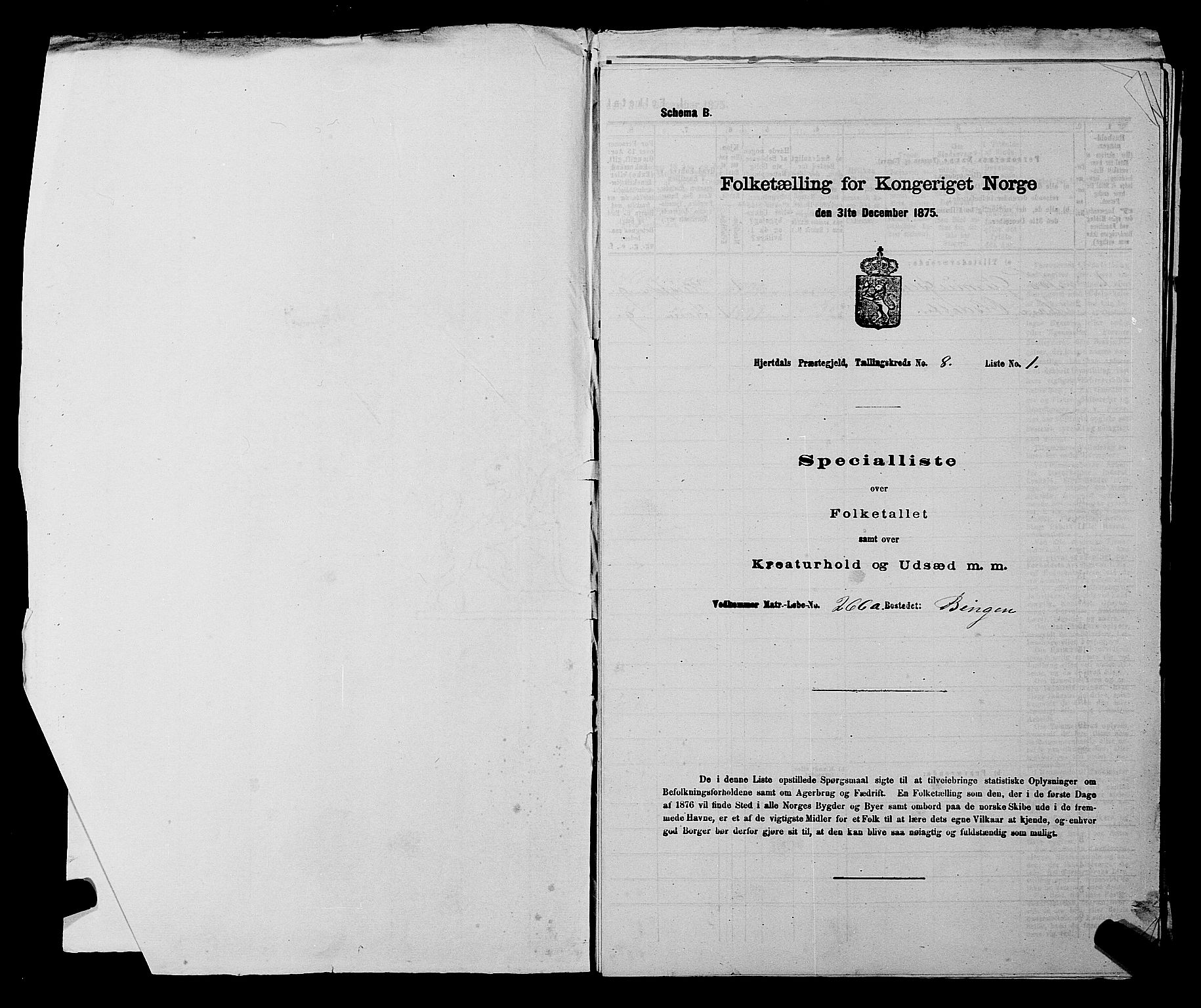 SAKO, 1875 census for 0827P Hjartdal, 1875, p. 1062