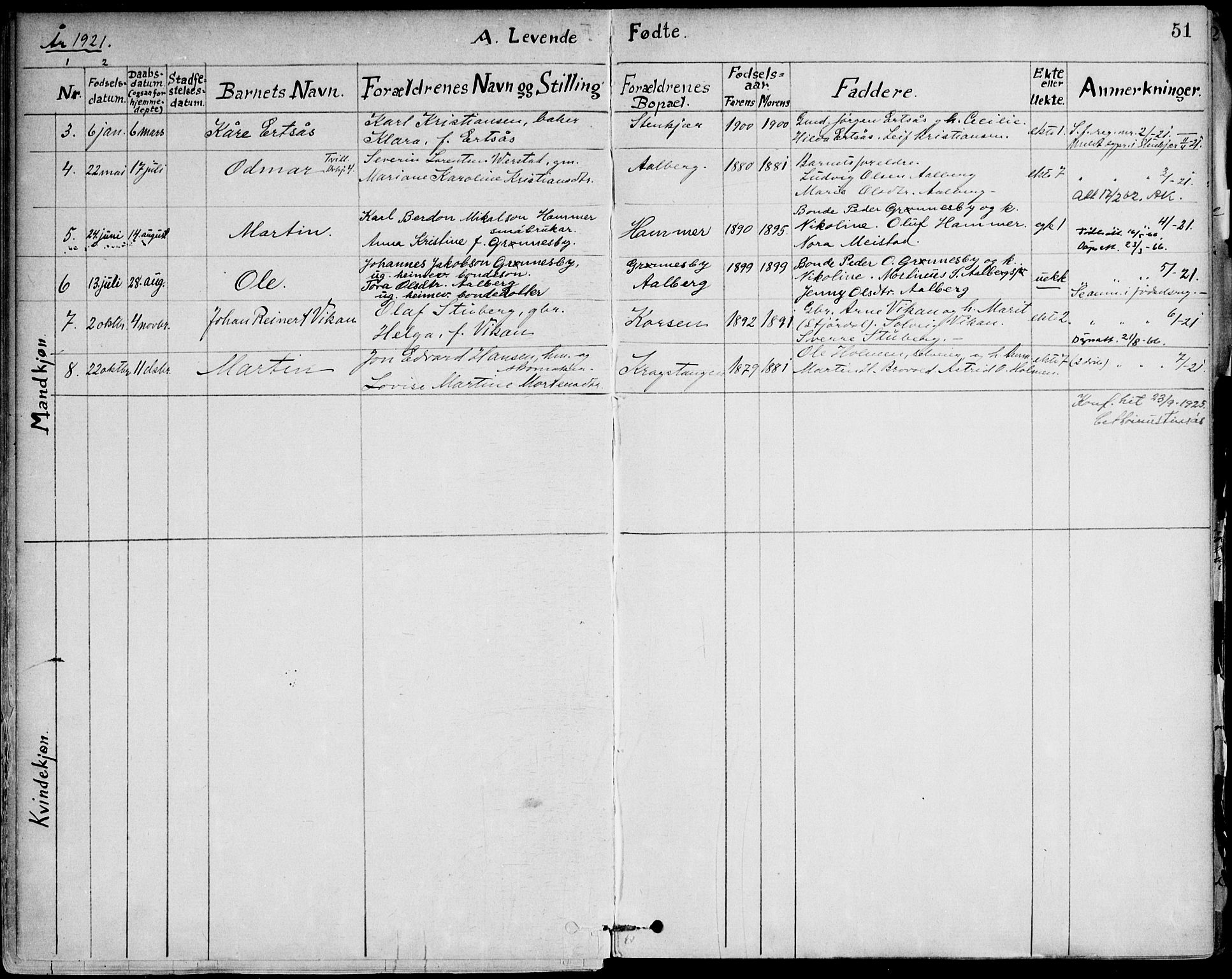 Ministerialprotokoller, klokkerbøker og fødselsregistre - Nord-Trøndelag, SAT/A-1458/732/L0316: Parish register (official) no. 732A01, 1879-1921, p. 51