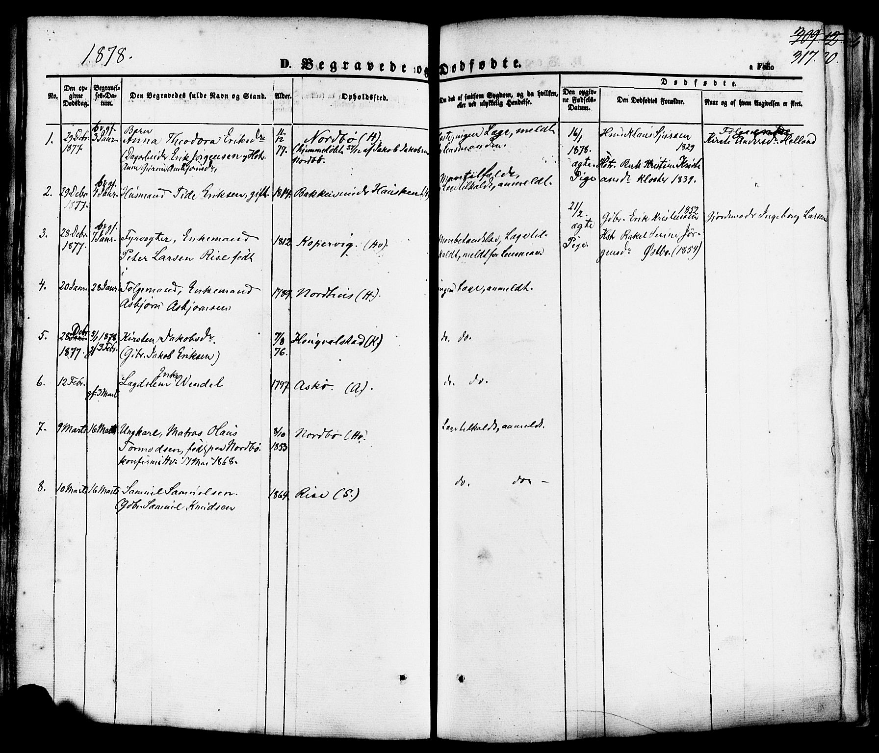 Rennesøy sokneprestkontor, SAST/A -101827/H/Ha/Haa/L0006: Parish register (official) no. A 6, 1860-1878, p. 317