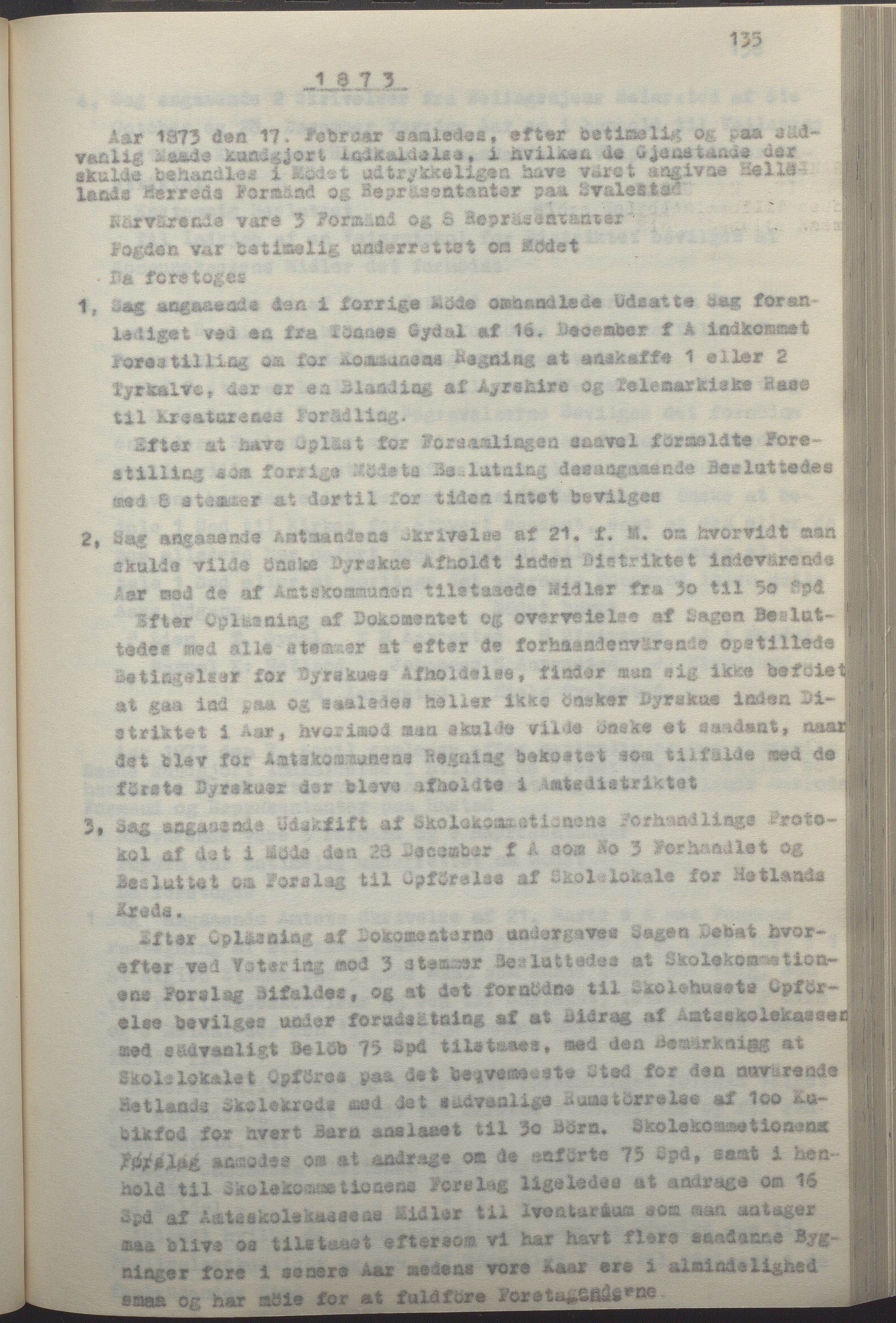 Helleland kommune - Formannskapet, IKAR/K-100479/A/Ab/L0002: Avskrift av møtebok, 1866-1887, p. 135
